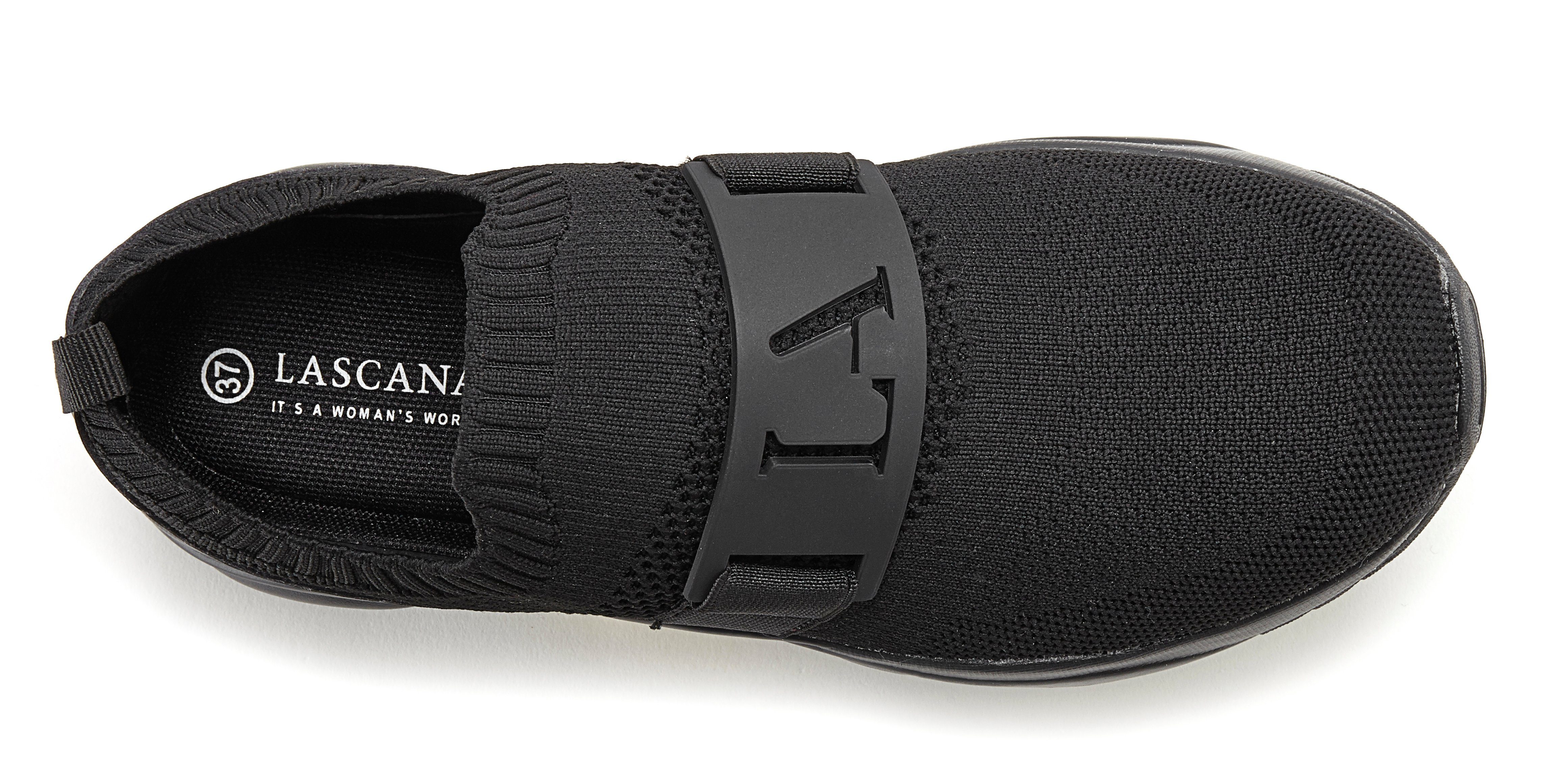 active by Lascana Sneakers Lage schoen, vrijetijdsschoen, slipper, chunky zool VEGAN