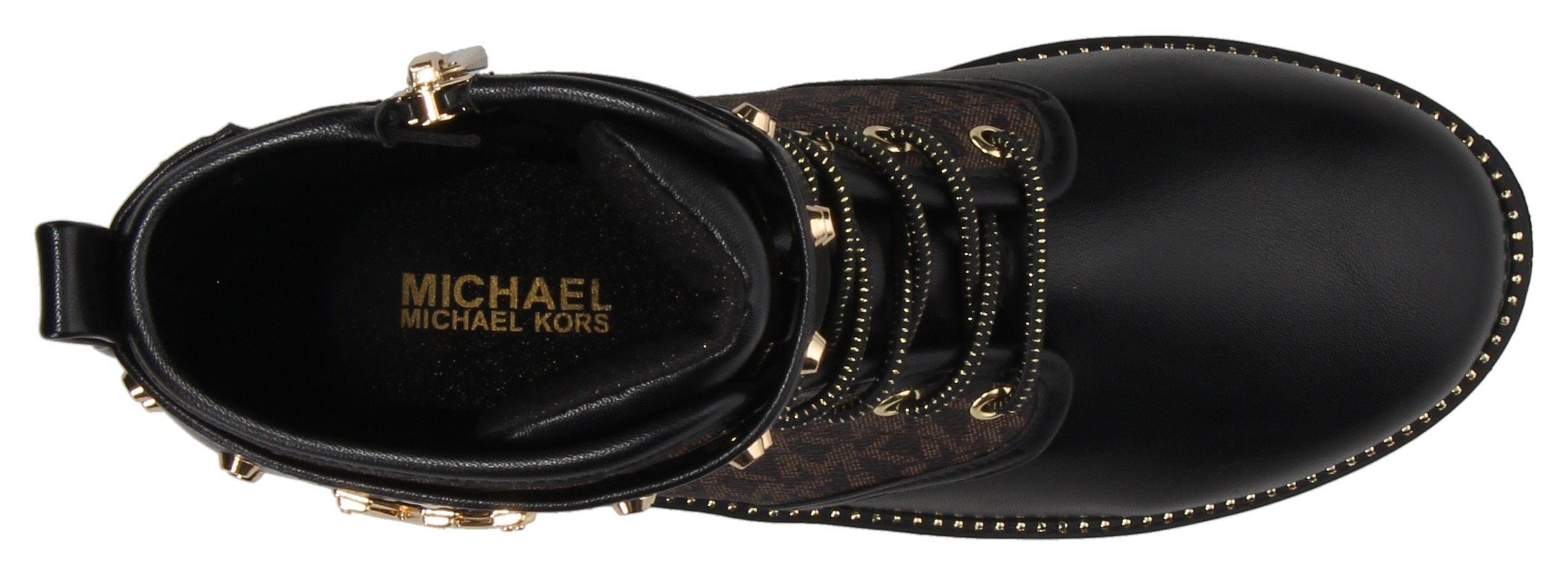 MICHAEL KORS KIDS Winterlaarzen Veterschoenen HASKELL STUDS met vetersluiting en ritssluiting