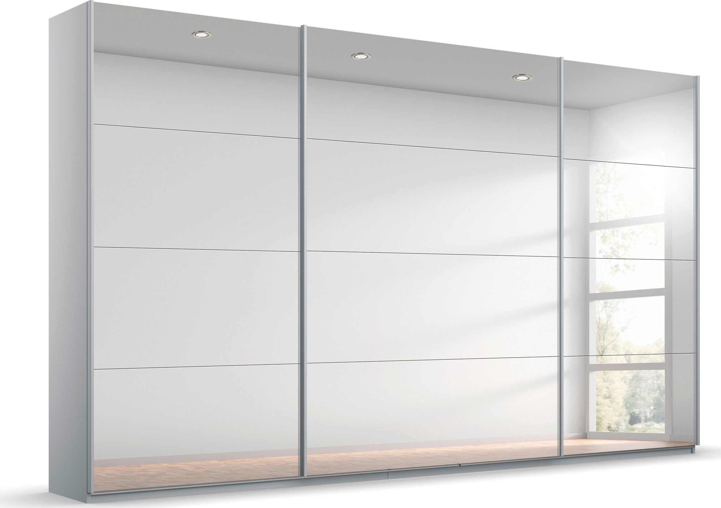 rauch Zweefdeurkast Oracle met spiegelfront