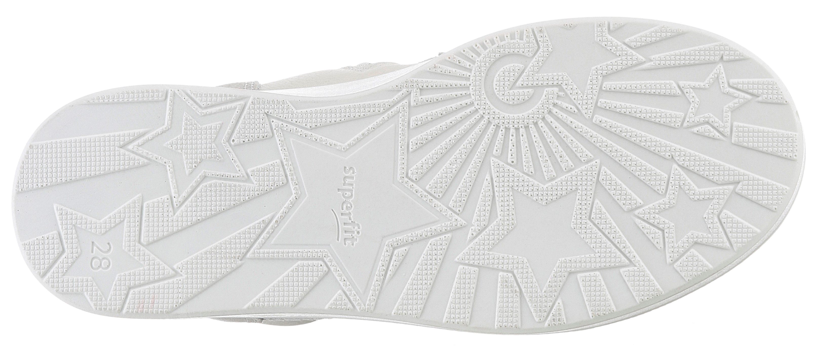 Superfit Sneakers STELLA WMS: middel Veterschoenen met plateausool, maat sjabloon om te downloaden