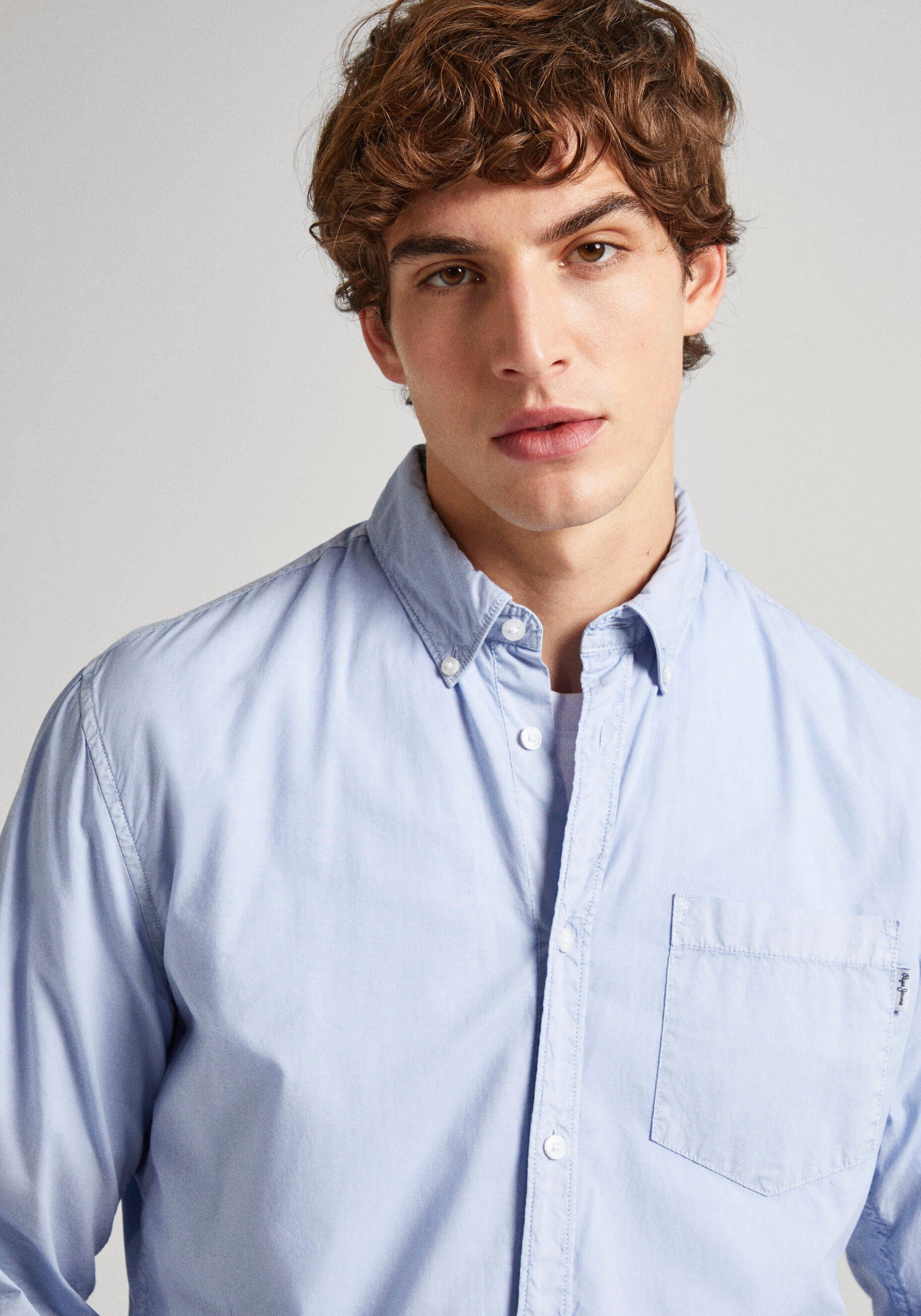 Pepe Jeans Overhemd met lange mouwen Pepe Overhemd PRINCE
