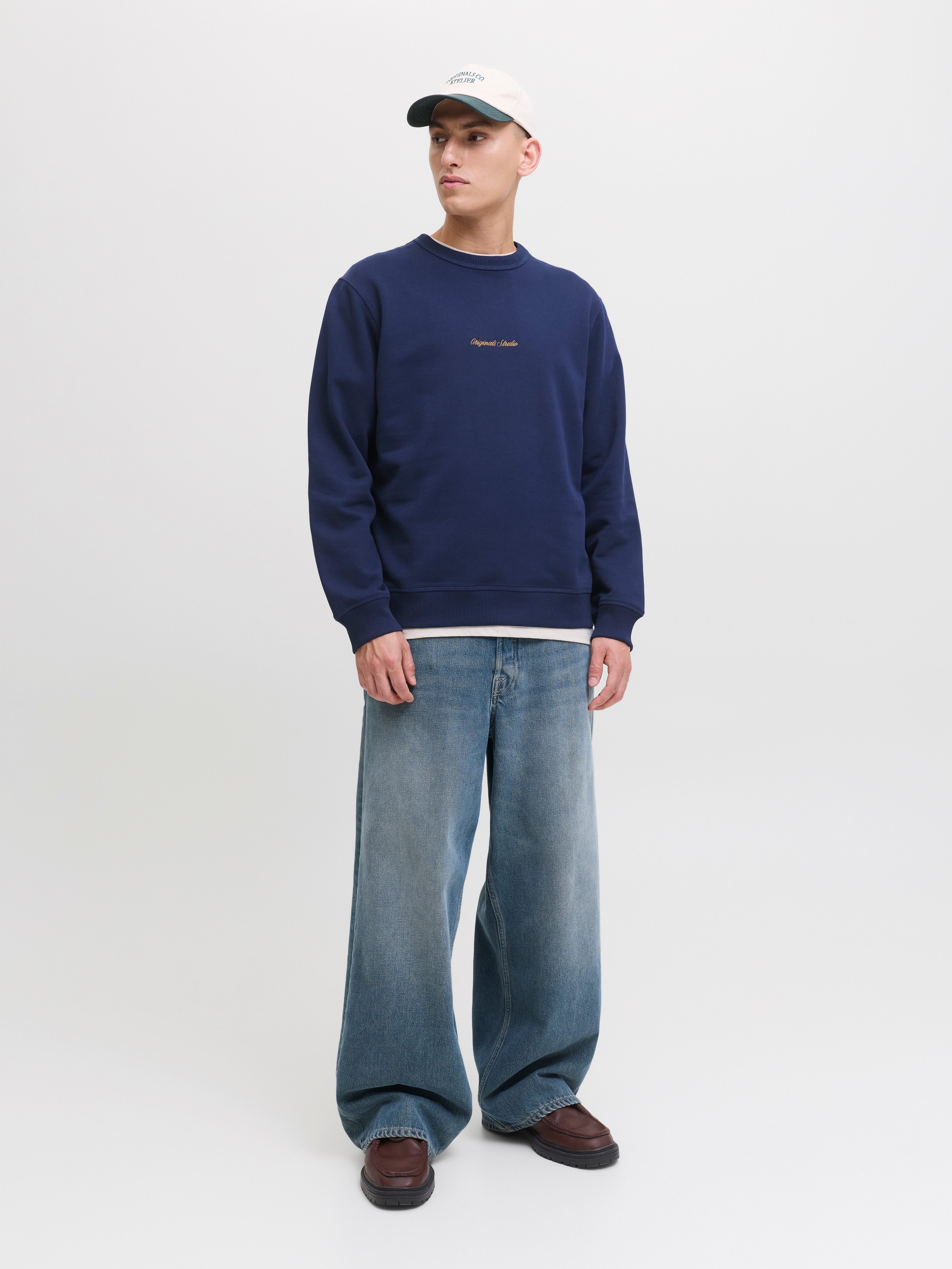 Jack & Jones Sweatshirt JORNORREBRO EMB SWEAT CREW NOOS