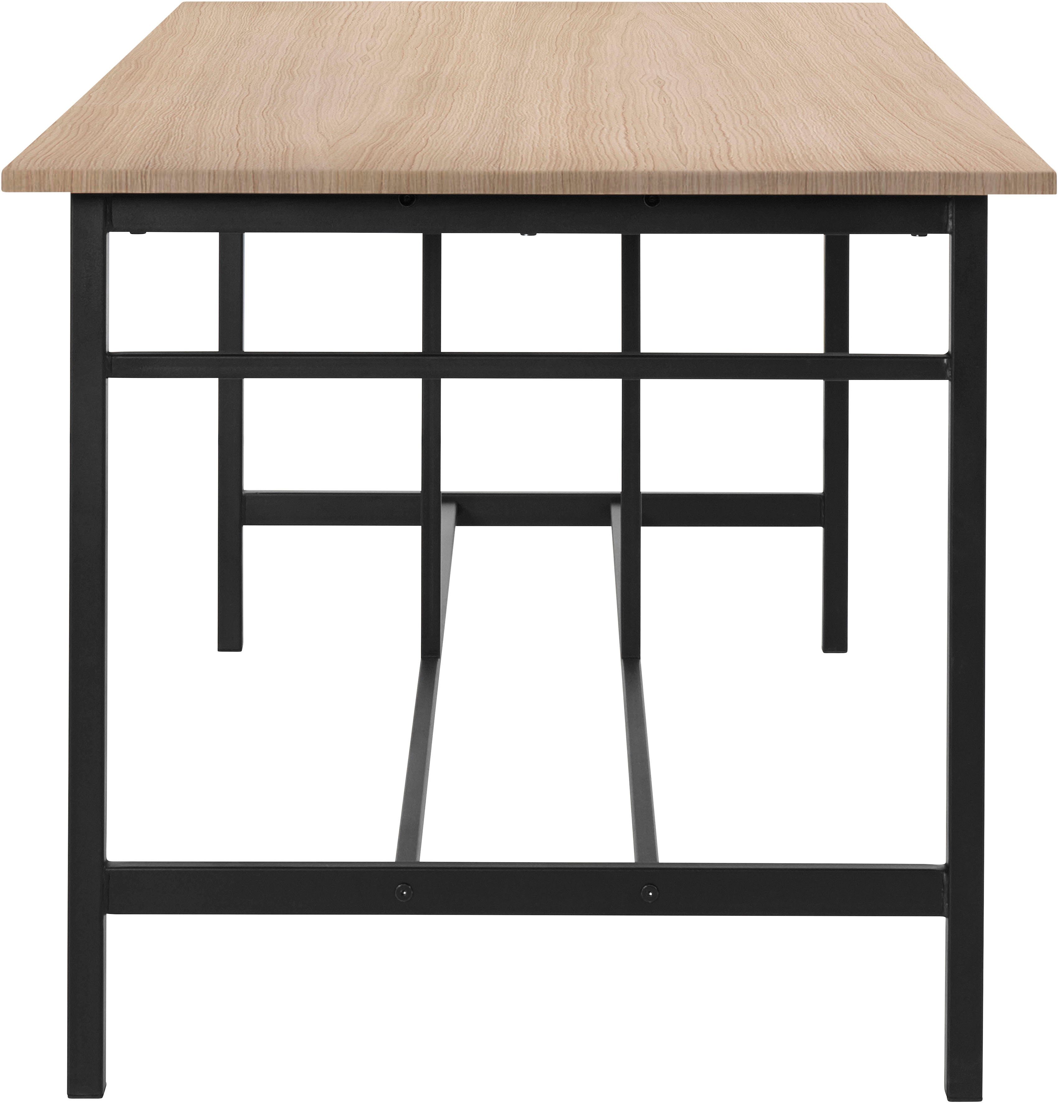 Home affaire Eettafel Sare met echt houtfineer van eiken