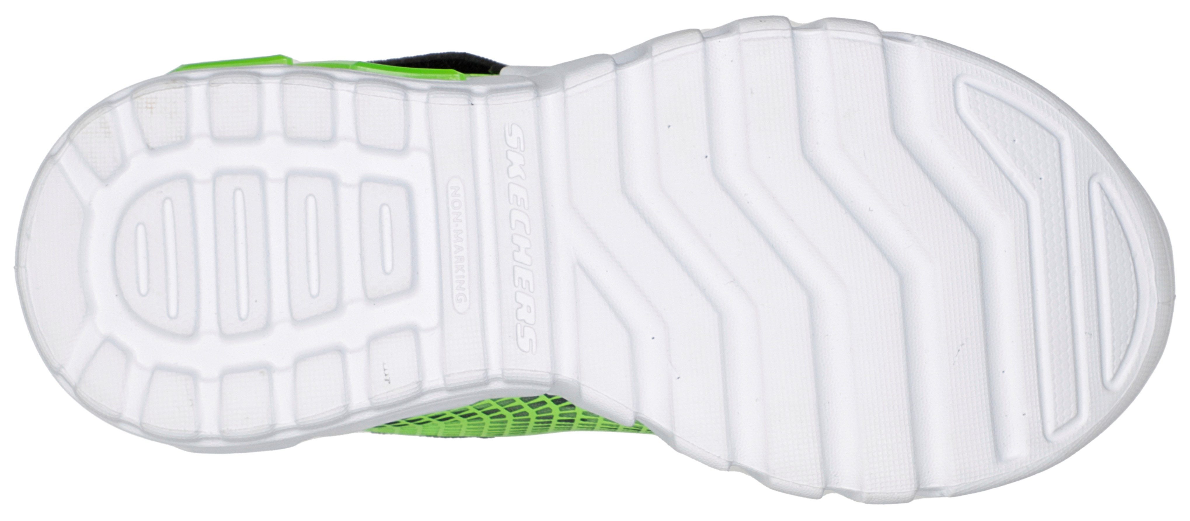 Skechers Sneakers Blinkschoen Flex-Glow Elite - Voorlo blink schoen, led schoen, klittenbandschoen met elastiek en klittenband