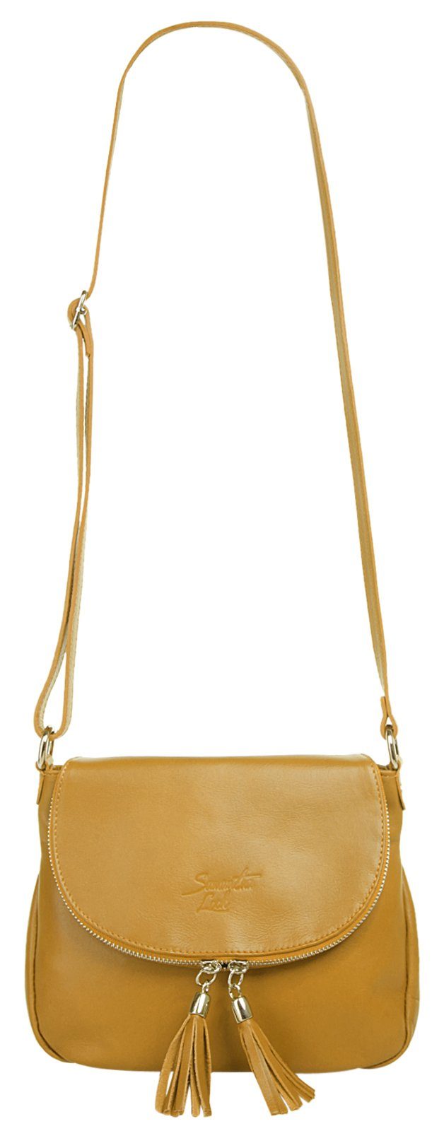 Samantha Look Schoudertas echt leer, made in italy