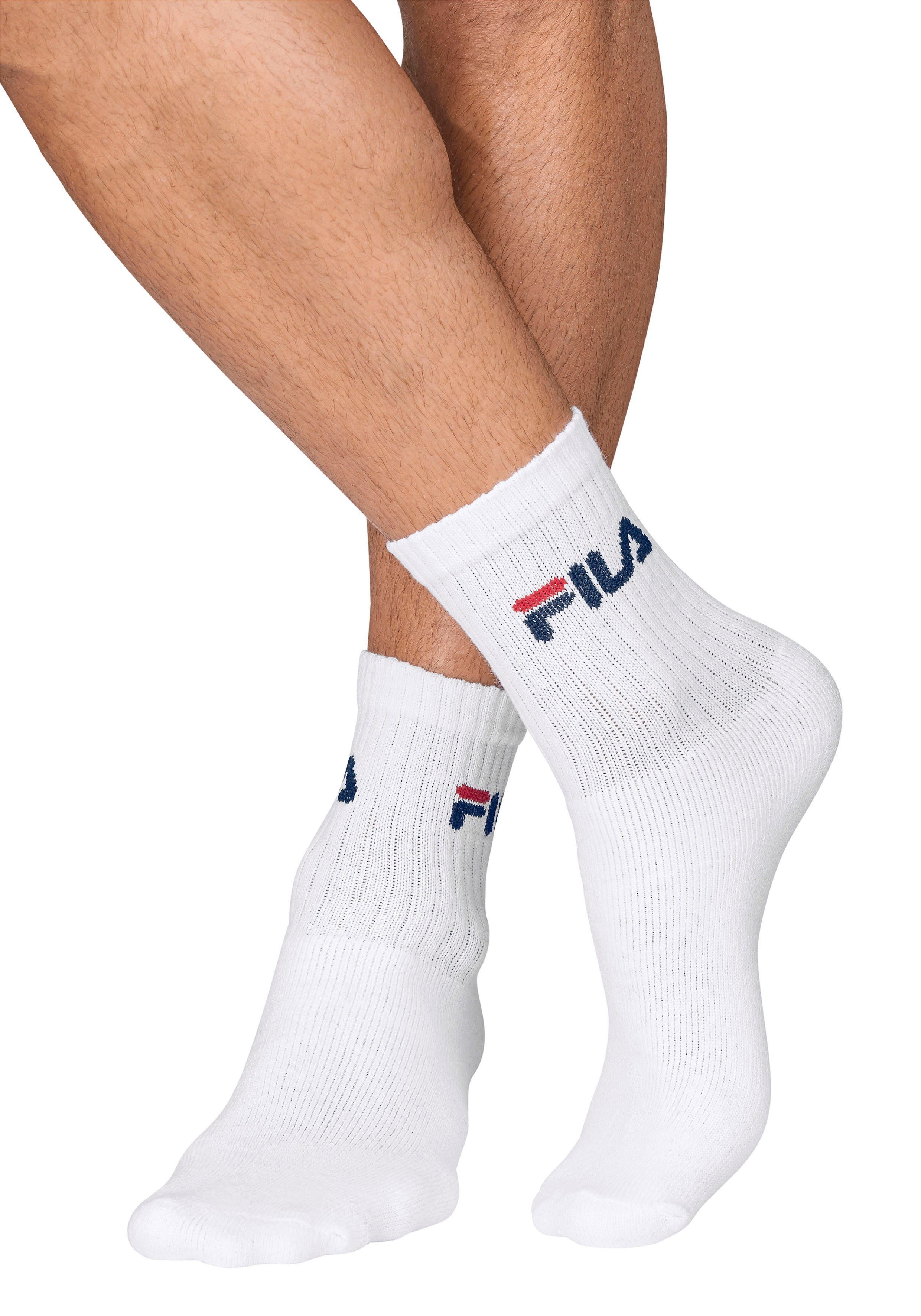 Fila Tennissokken met ingebreid logo (6 paar, Set van 6)