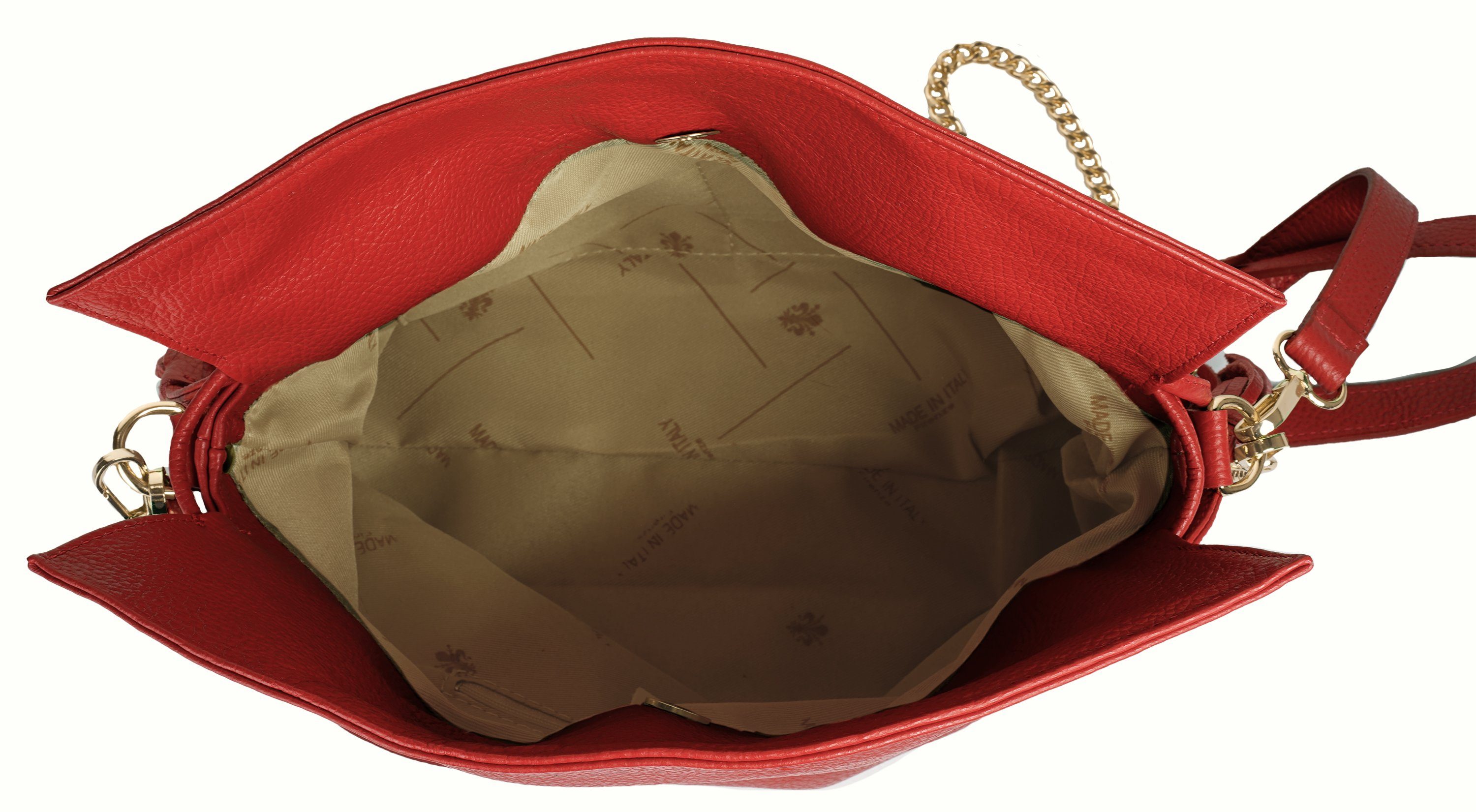 Samantha Look Schoudertas echt leer, made in italy