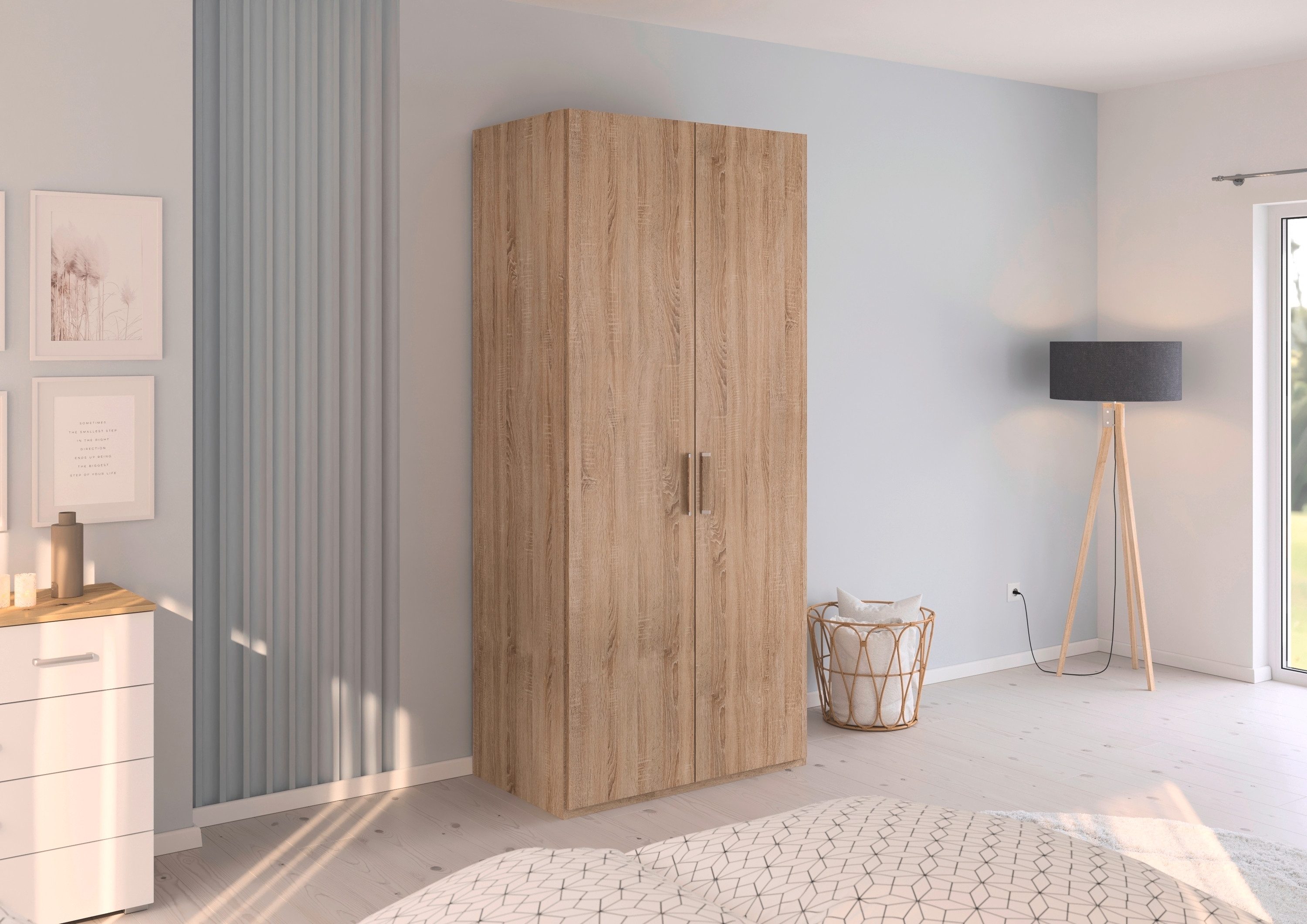 rauch Draaideurkast Kledingkast Kast Garderobe Slaapkamerkast EVELYN in elegante stijl, veel opbergruimte 4 breedtes en 2 hoogtes made in germany