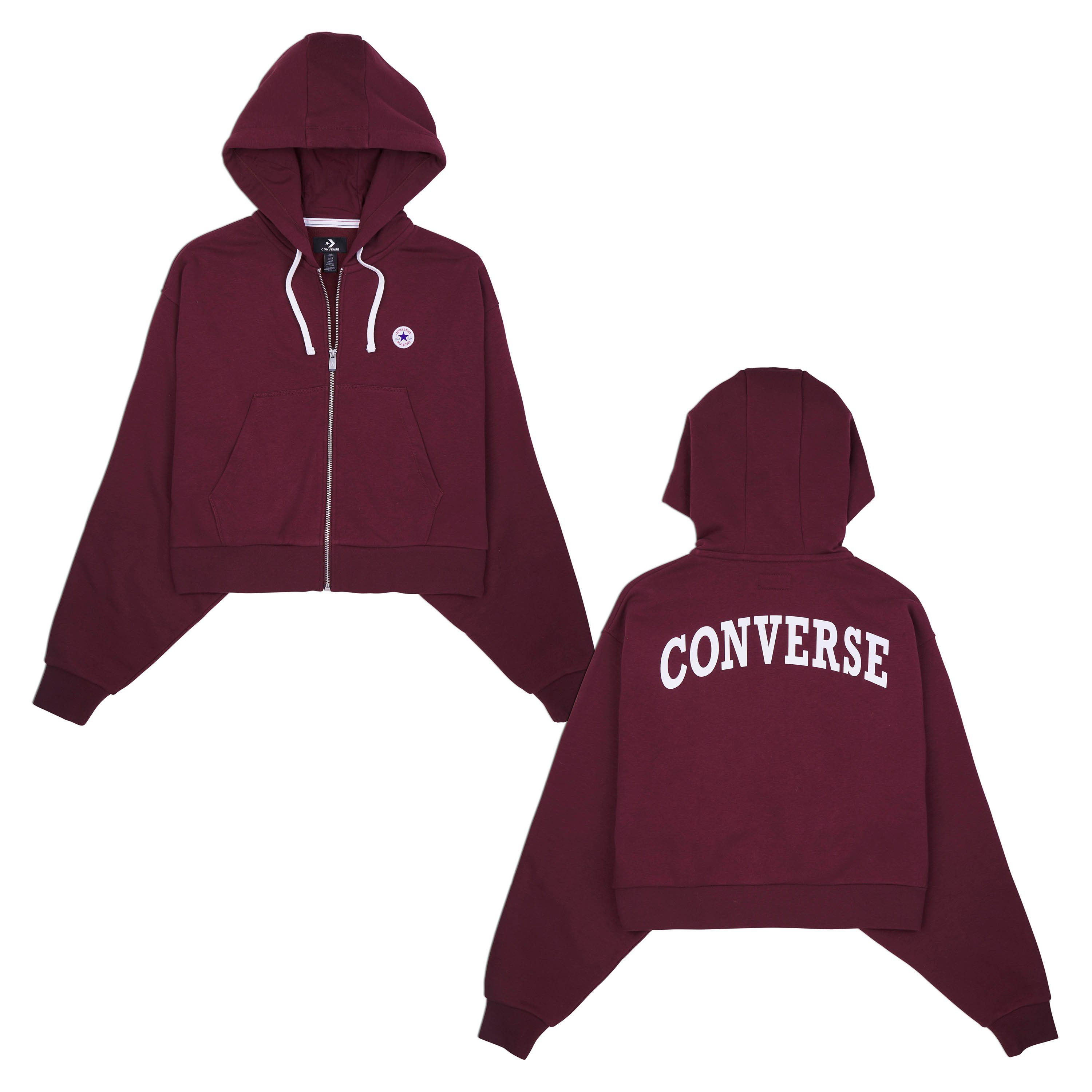 Converse Sweatvest WOMEN'S CONVERSE RETRO FULL-ZIP HOODIE (1-delig)