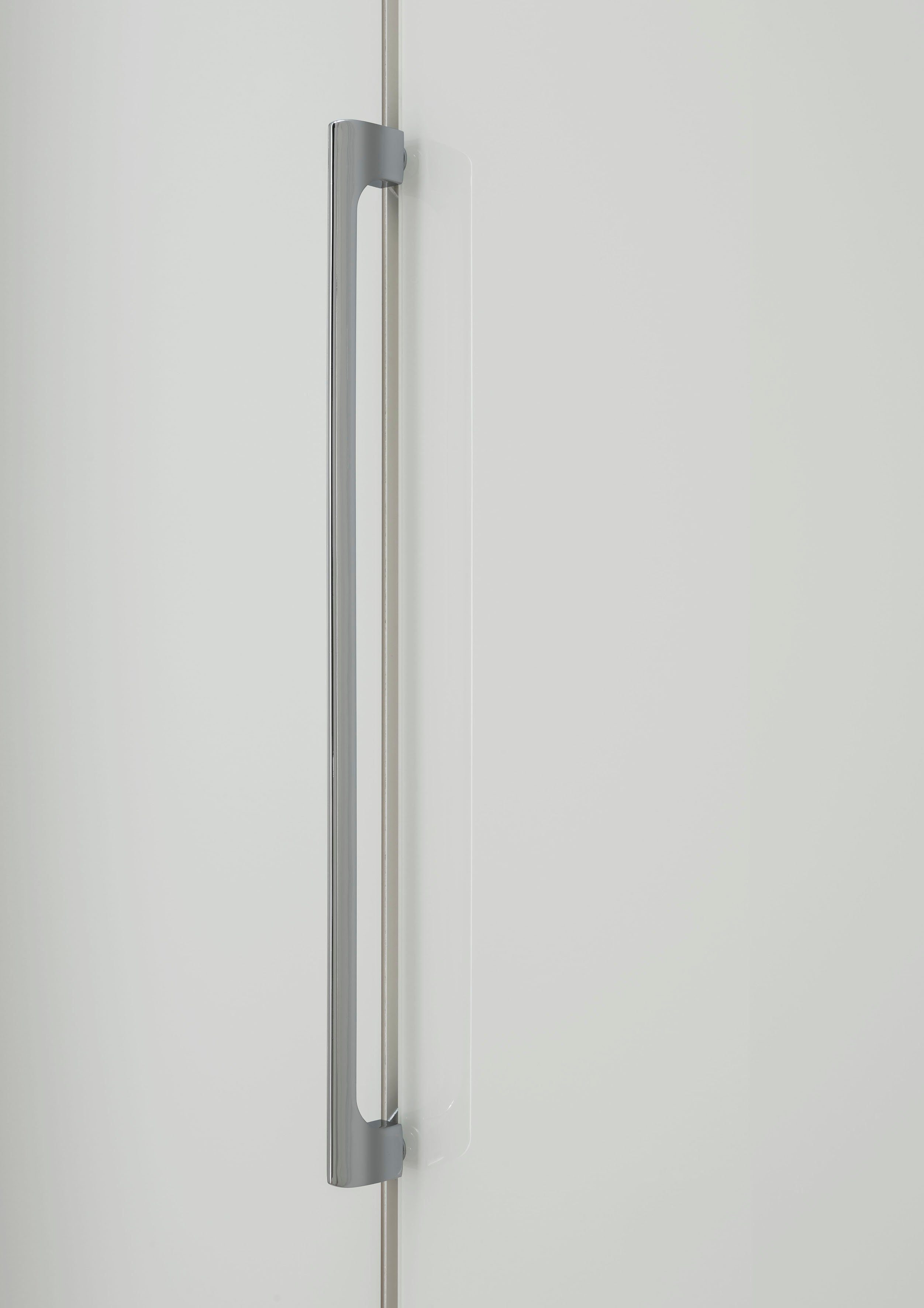WIEMANN Draaideurkast Monaco, Kledingkast, Kast, Linnenkast, met elegant glazen front met chic glazen front en hoogwaardig beslag inclusief deurdemping