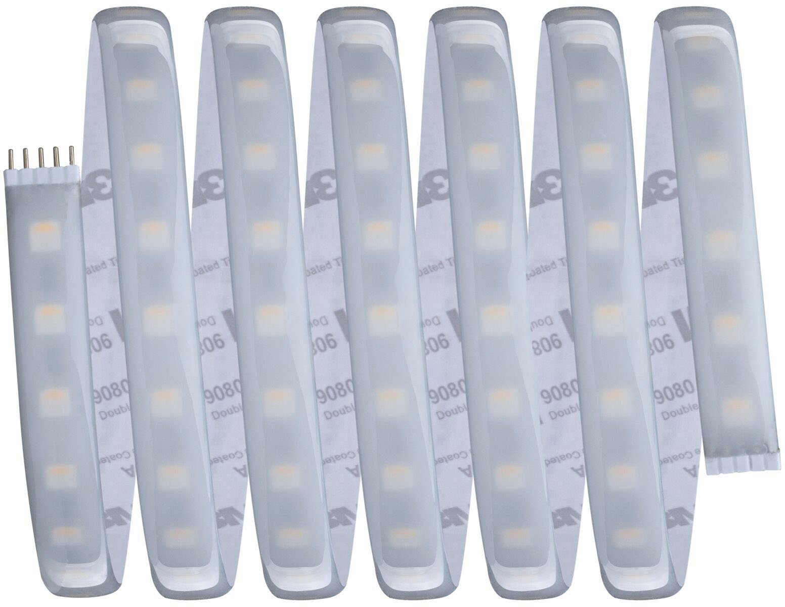 Paulmann Led-strepen MaxLED 1000 Stripe 2,5m RGBW IP44 Deksel 3000K 28W 230/24V zilverkleur