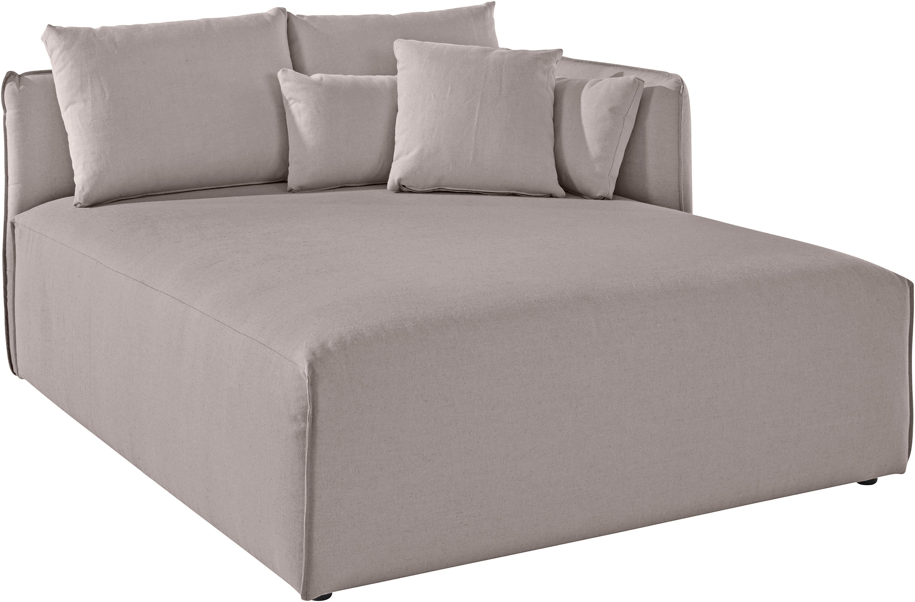 andas Ottomane Nöre Lounge-module - om zelf samen te stellen, breedte 138 cm, diepte 168 cm