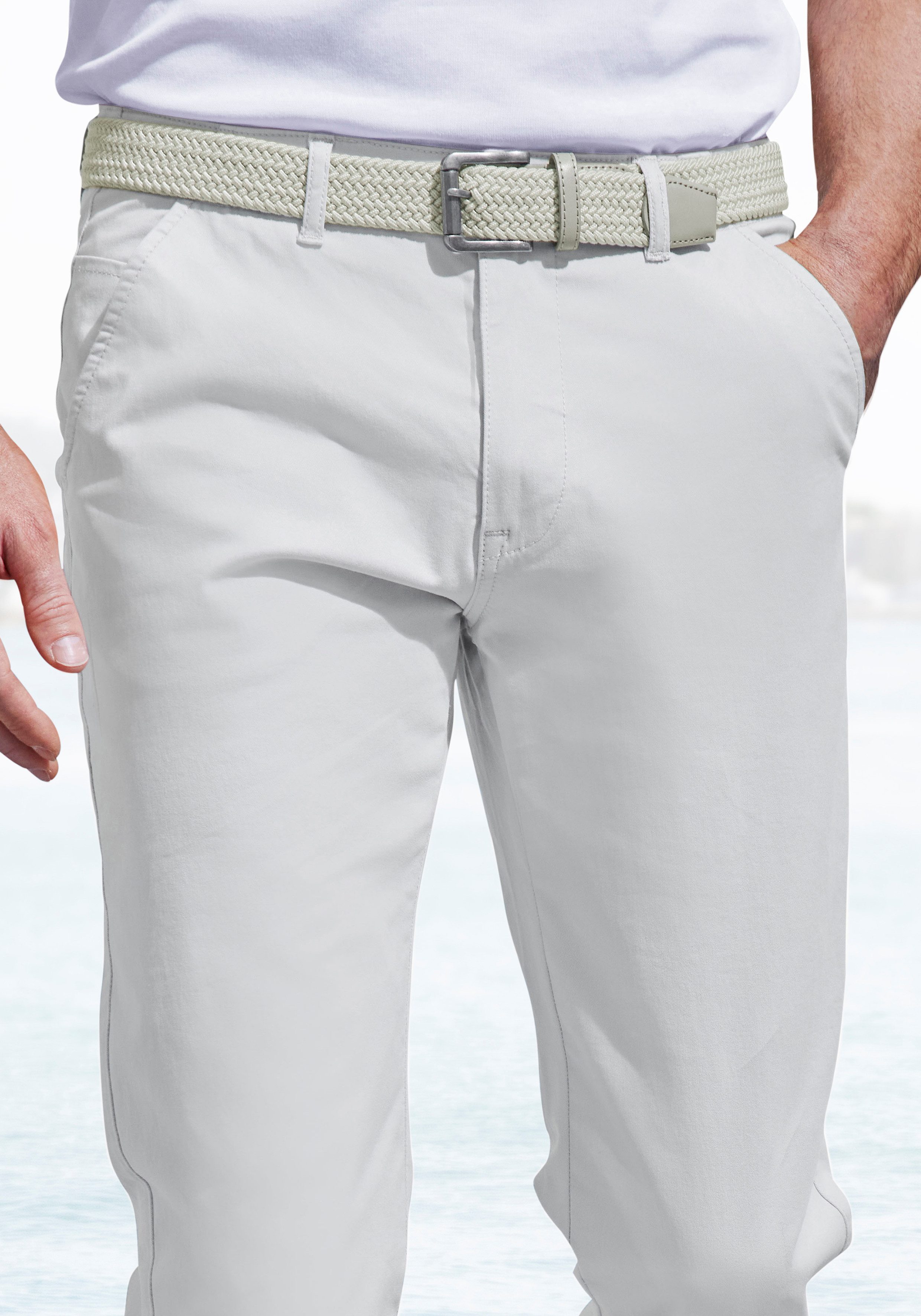 John Devin Chino Regular fit elastische katoenkwaliteit
