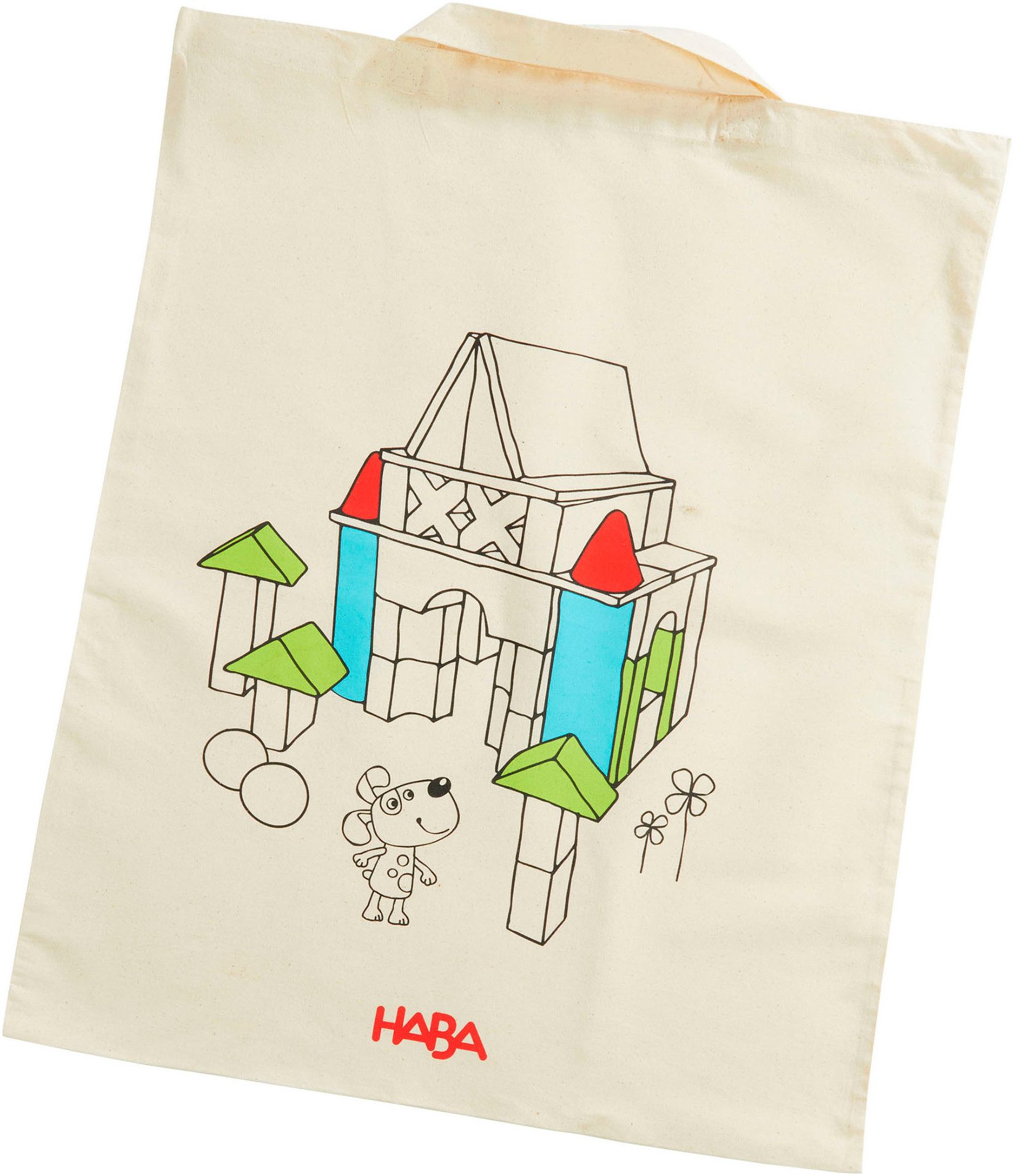 Haba Bouwblokken Basis bouwstenen-set Made in Germany, incl. opbergtas
