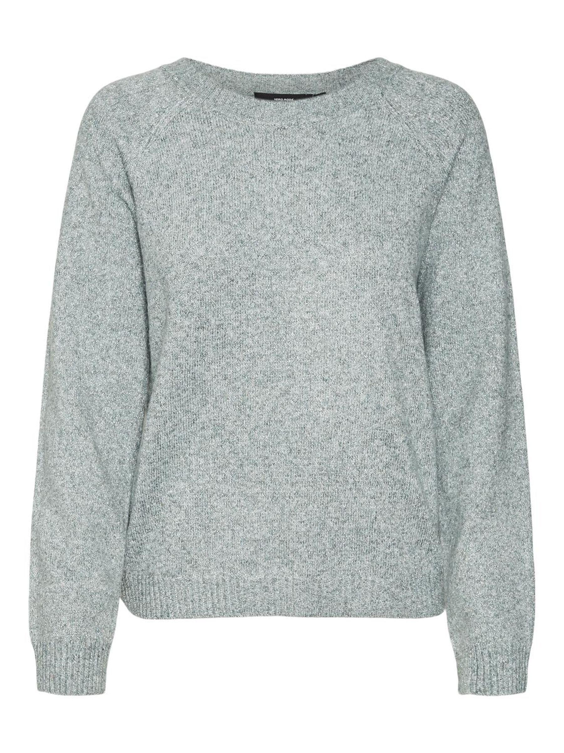 Vero Moda Trui met ronde hals VMDOFFYSHINE LS O-NECK BLOUSE REP NOOS
