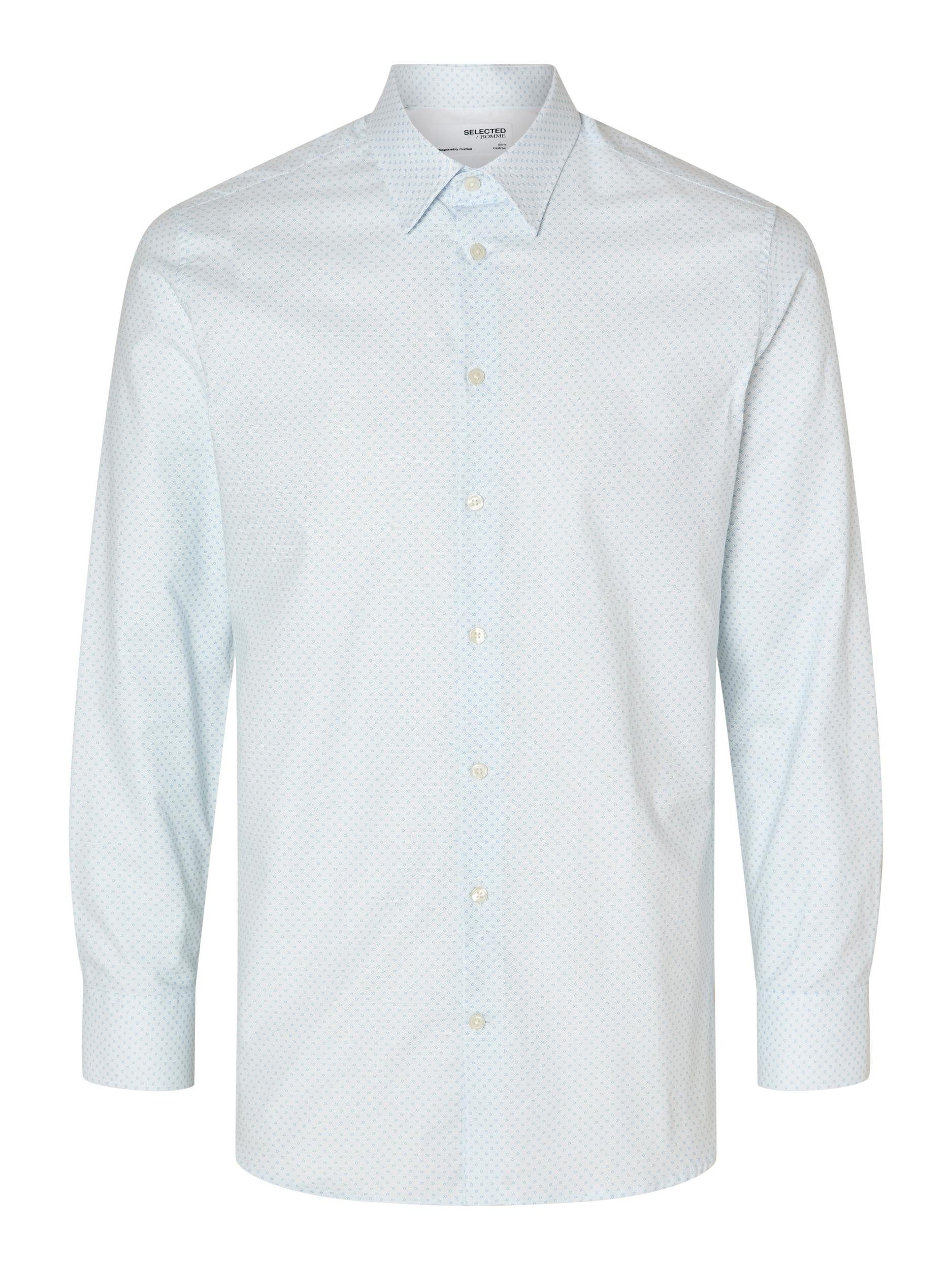 NU 20% KORTING: SELECTED HOMME Overhemd met lange mouwen SLHSLIMSOHO-DETAIL SHIRT LS NOOS