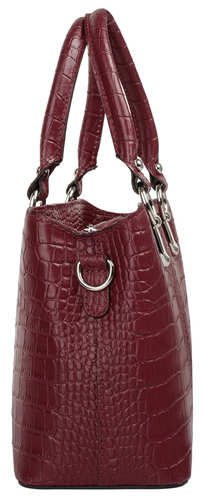 Cluty Schoudertas echt leer, made in italy