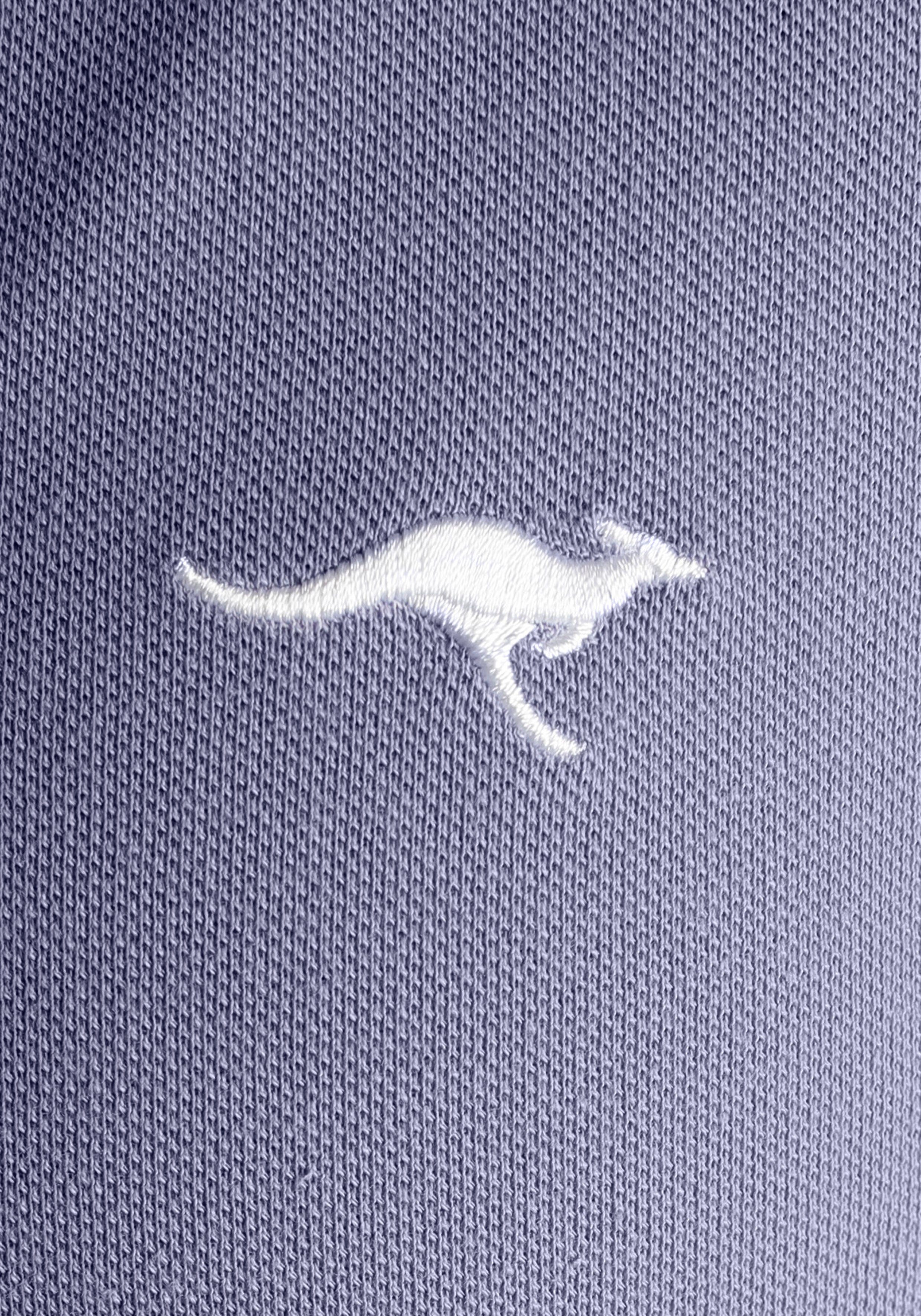 KangaROOS Poloshirt Korte mouwen, effen, polokraag, van katoen