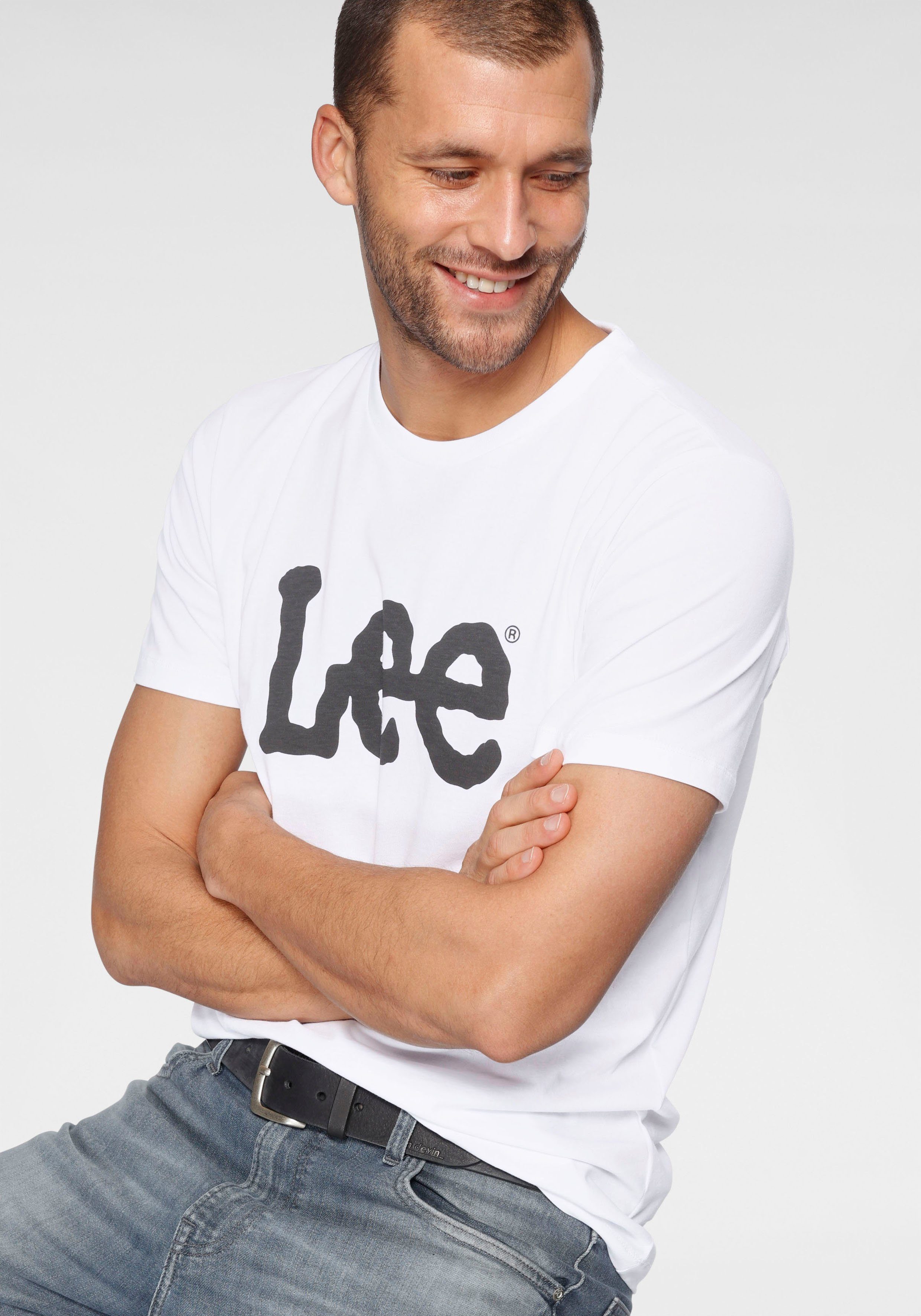 Lee® T-shirt Wobbly LOGO TEE