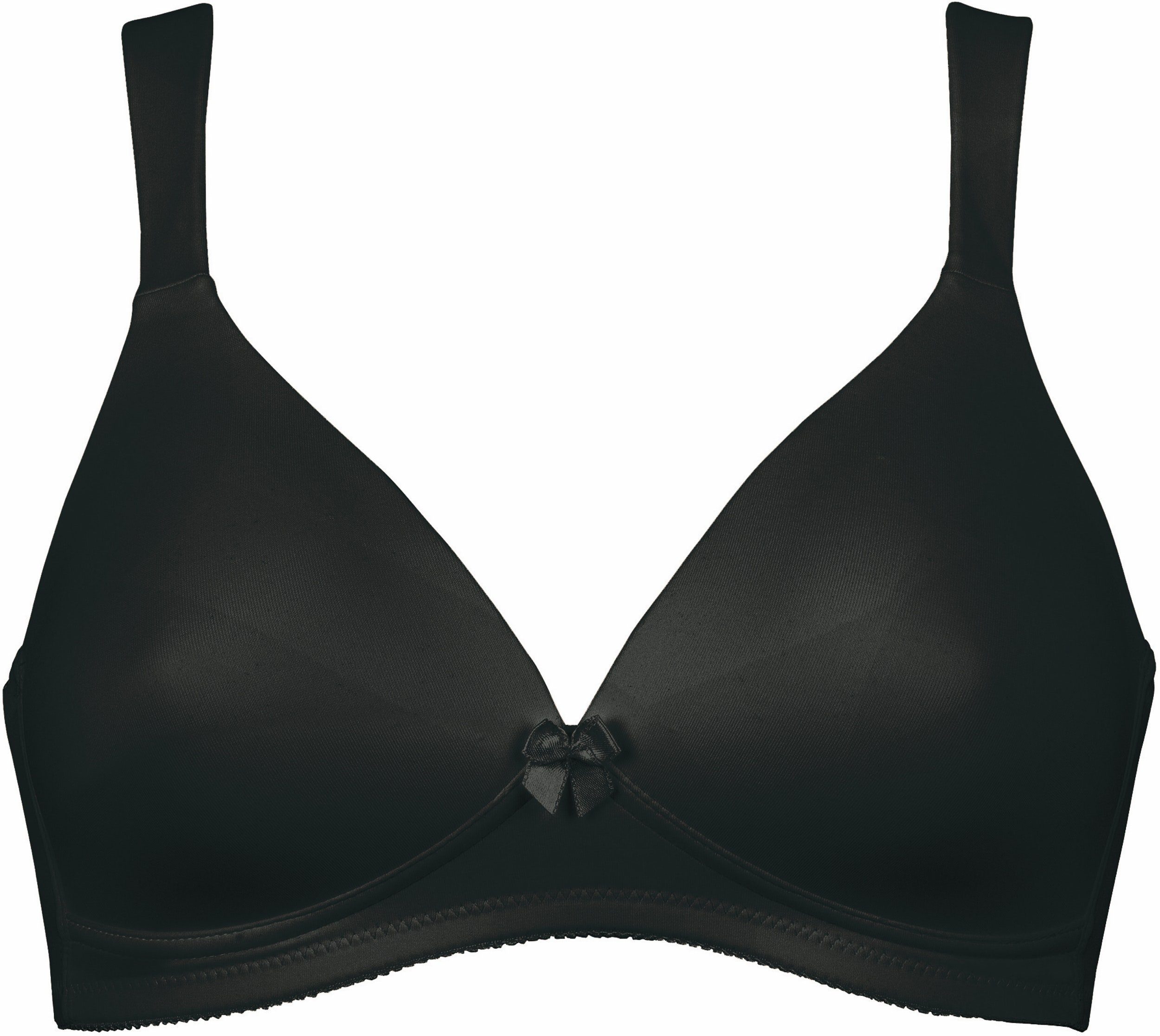 Naturana Soft-bh met voorgevormde cups en klein strikdetail