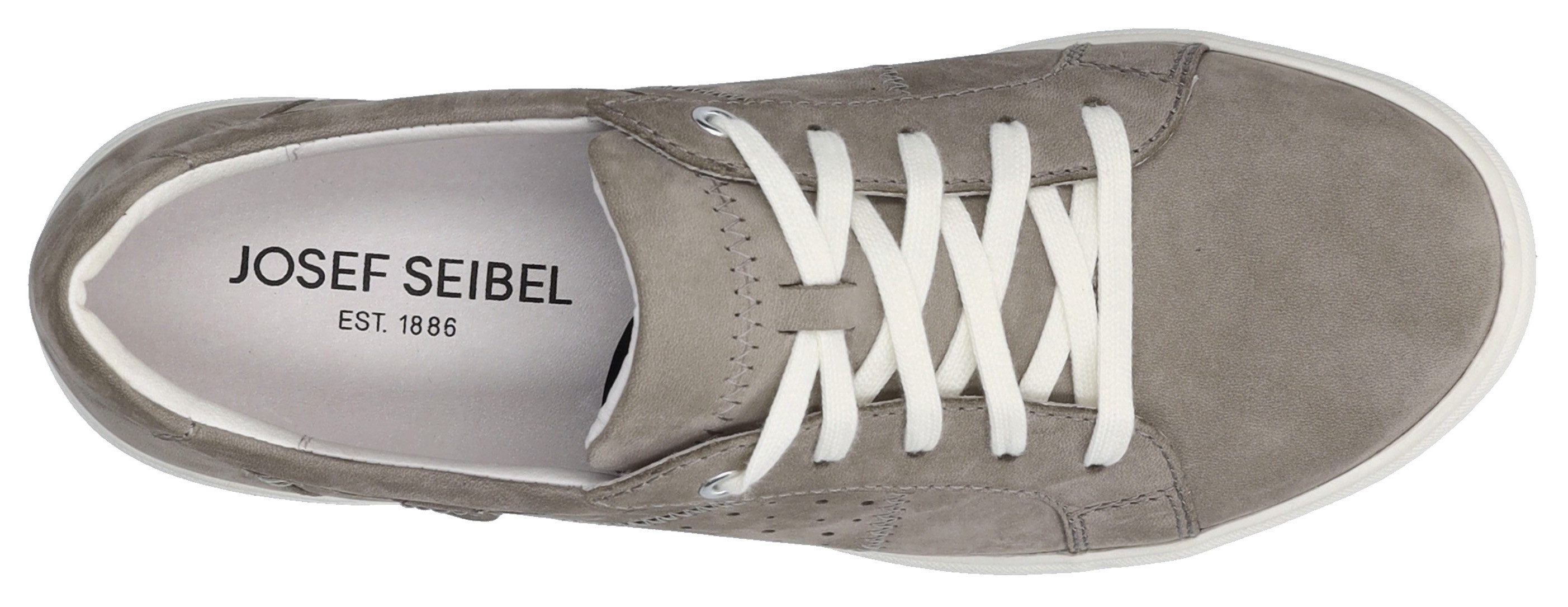 Josef Seibel Sneakers CAREN 01 , vrijetijdsschoen, halfschoen, veterschoen met gepolsterde schacht
