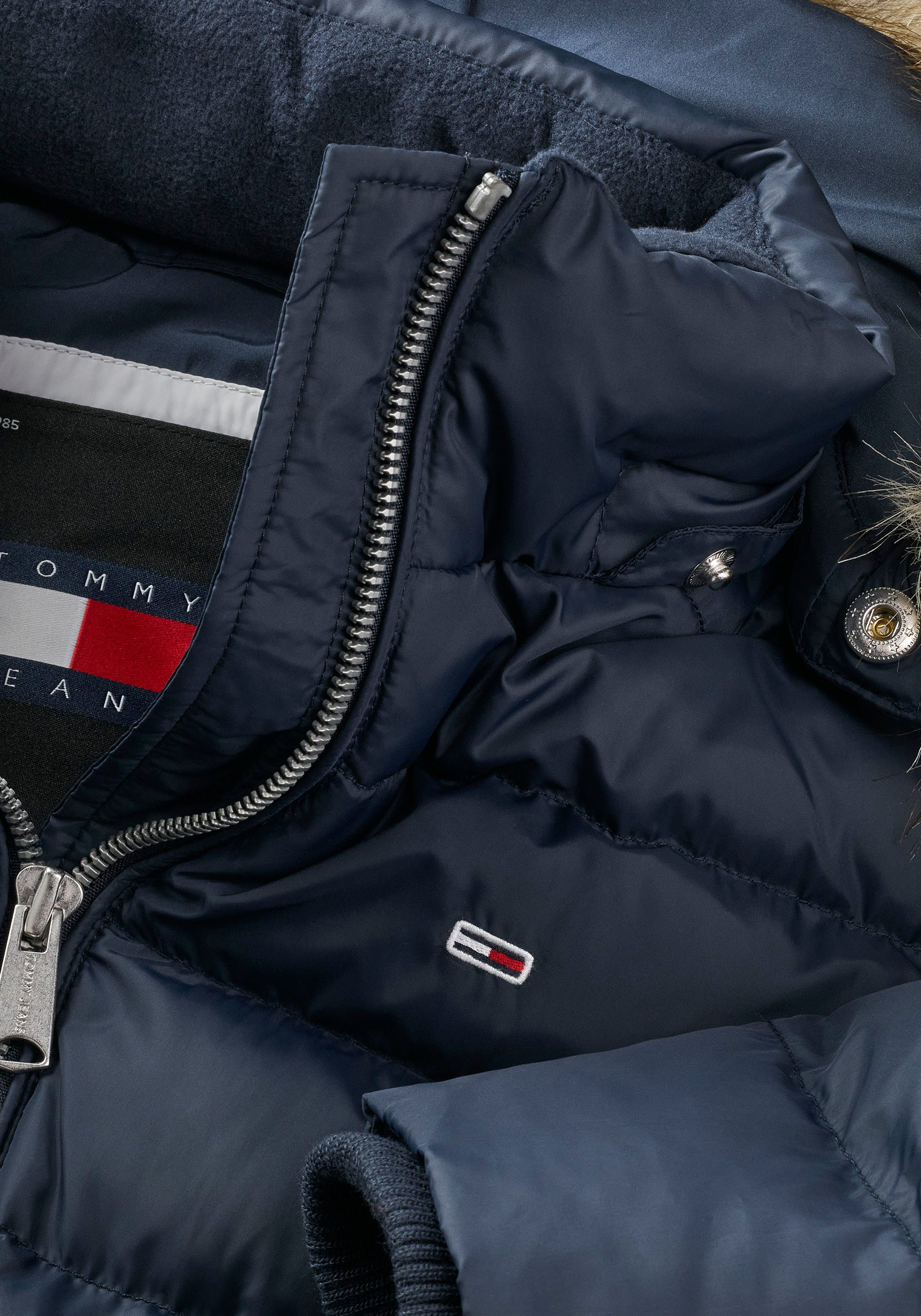 TOMMY JEANS Gewatteerde jas TJW BASIC HOODED DOWN JACKET EXT
