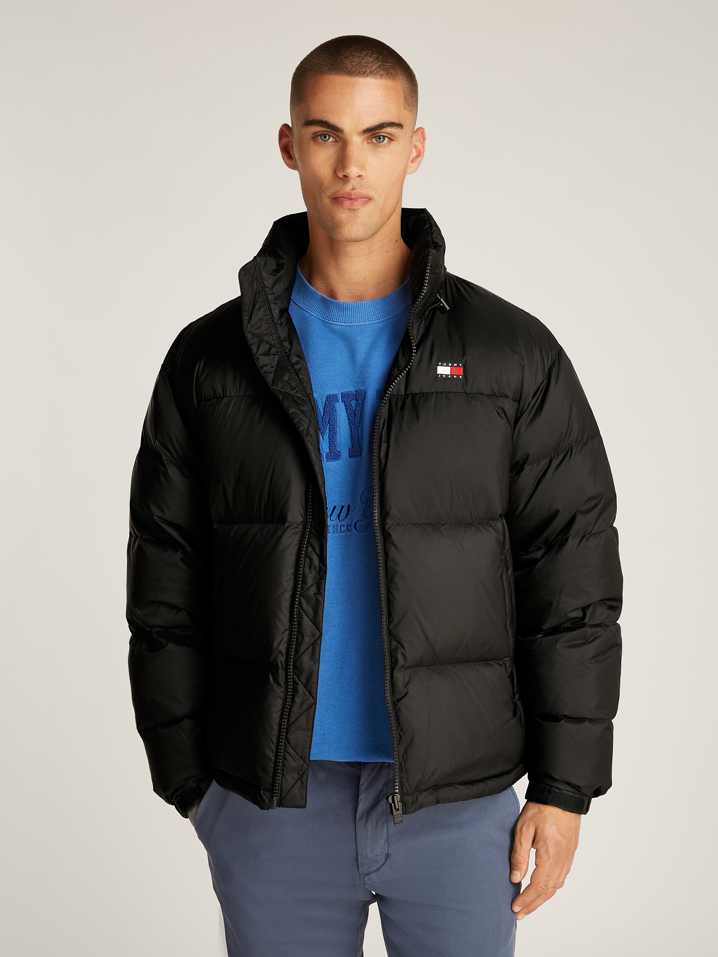 TOMMY JEANS Gewatteerde jas TJM ALASKA PCKBLE HD PUFFER EXT heren winterjassen maat XL zwart