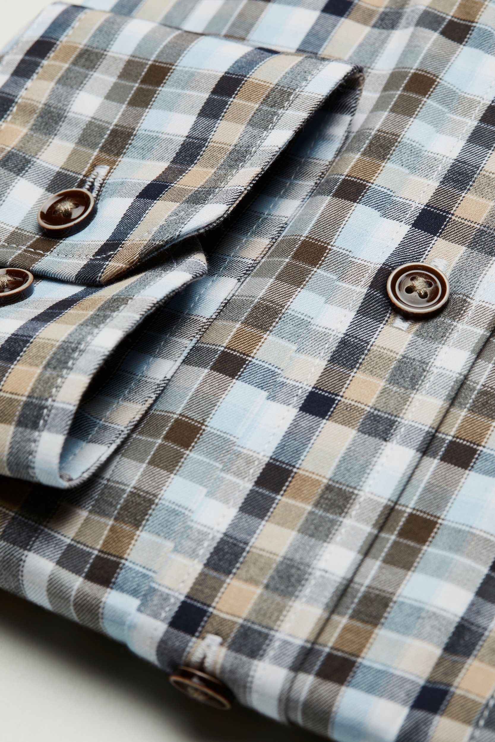 Bugatti Overhemd met lange mouwen MODERN FIT met button-downkraag