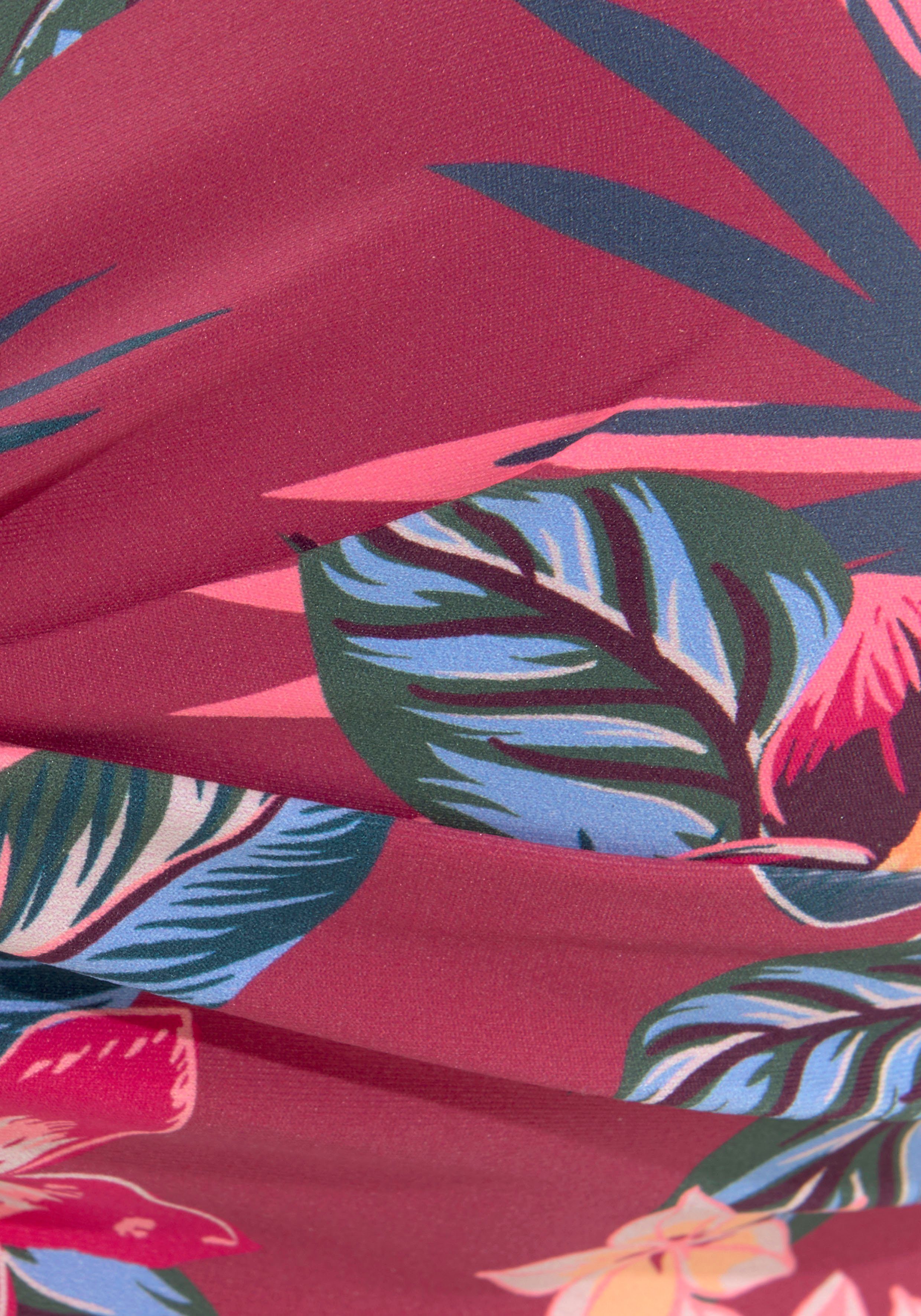 s.Oliver RED LABEL Beachwear Beugelbikinitop in bandeaumodel MARIKA in wikkel-look