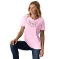 classic basics shirt met korte mouwen shirt (1-delig) roze