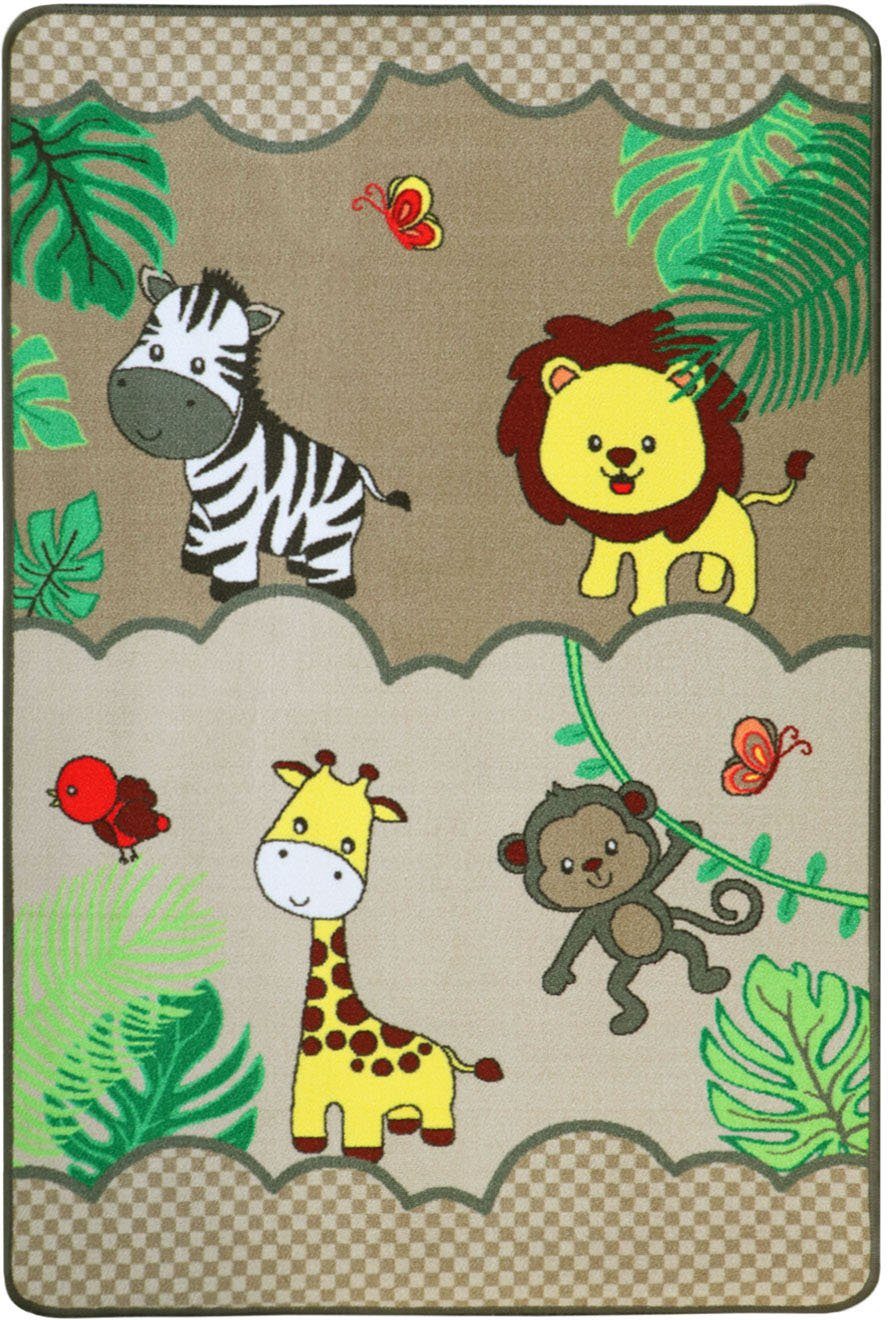 Primaflor-Ideen in Textil vloerkleed voor de kinderkamer Safari