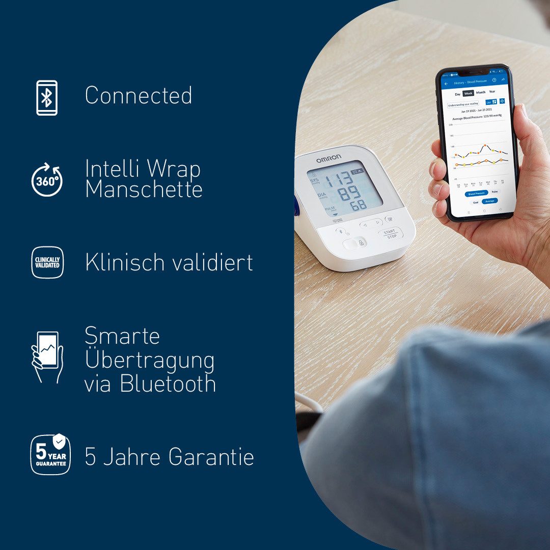 Omron Bovenarm-bloeddrukmeter X4 Smart