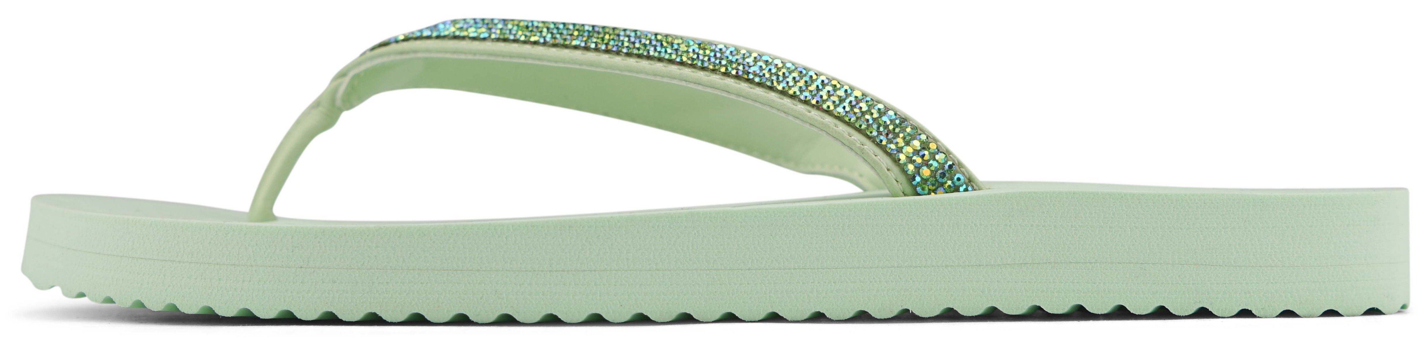 Flip Flop Teenslippers Flip* zomerschoen, slippers, poolslides met glinsterende bandjes