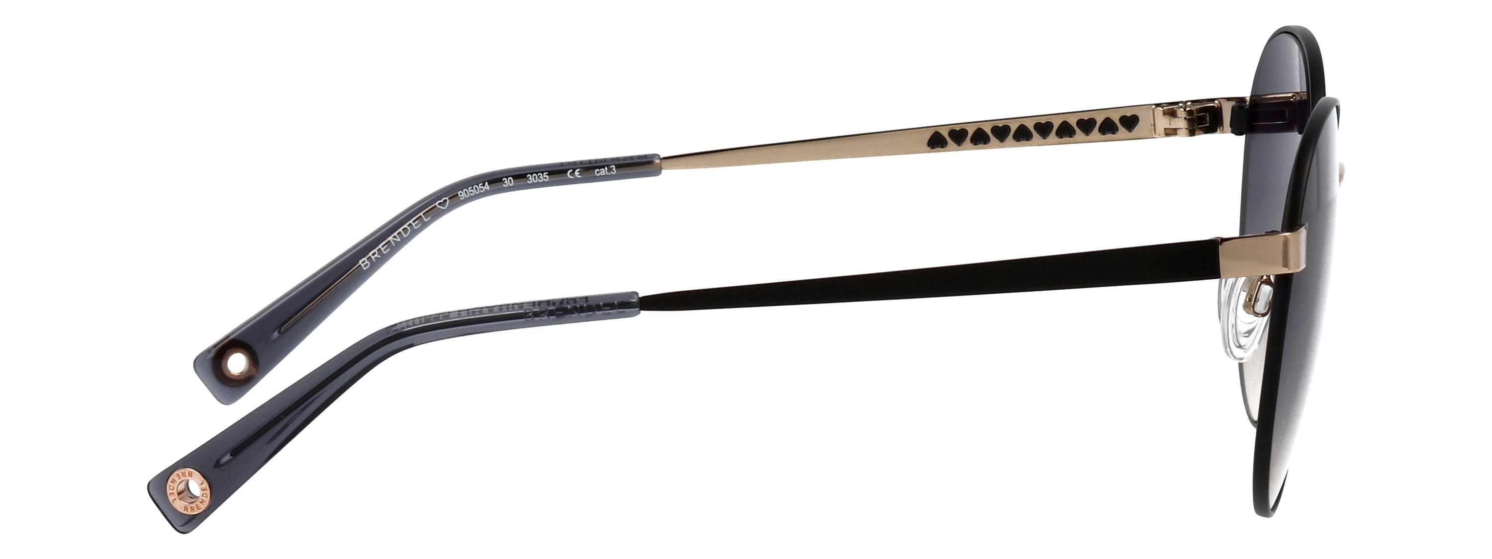BRENDEL eyewear Zonnebril 905054 Vorm Rond, lichte verloopverkleuring, polyamide UV 400
