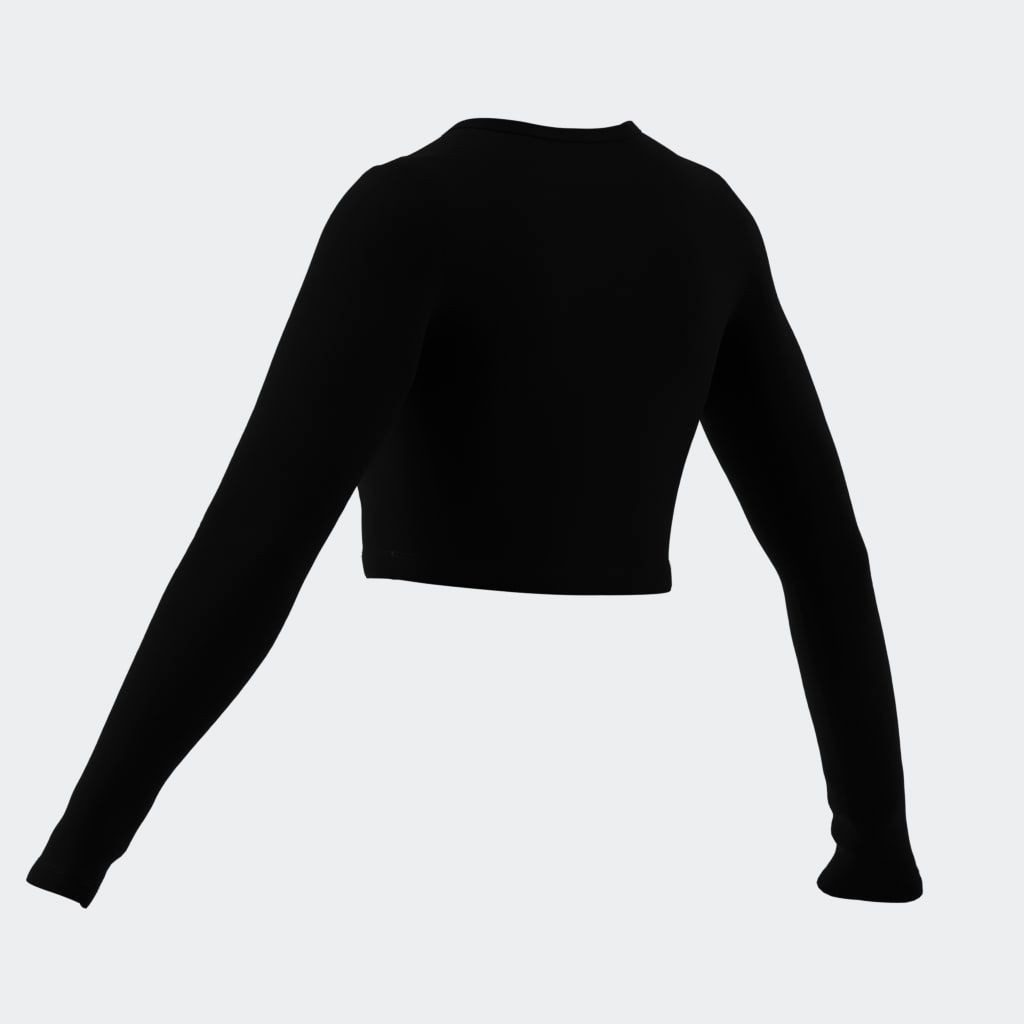 adidas Originals Shirt met lange mouwen ESS CROP LS