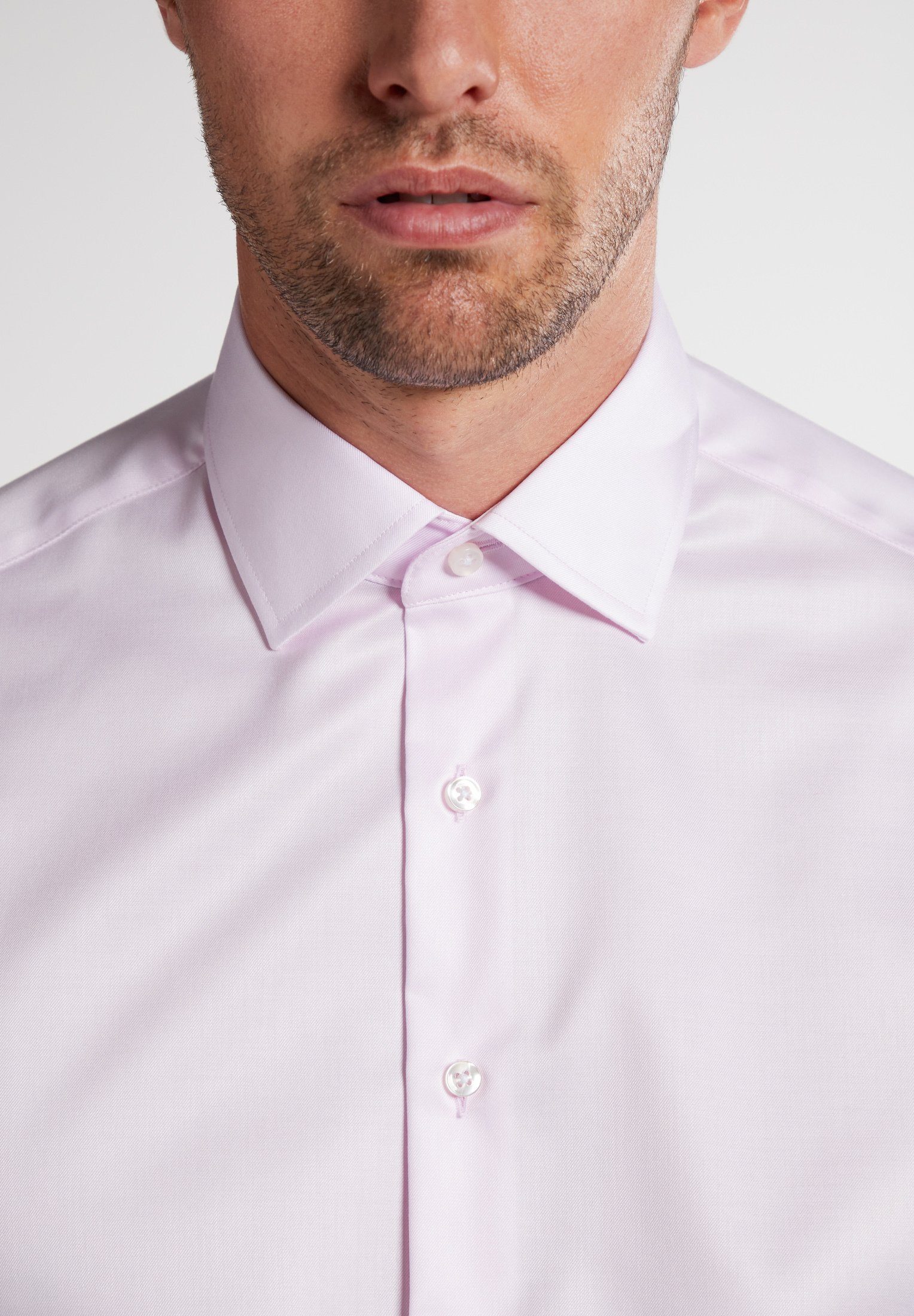 Eterna Overhemd met lange mouwen MODERN FIT NON IRON (strijkvrij)