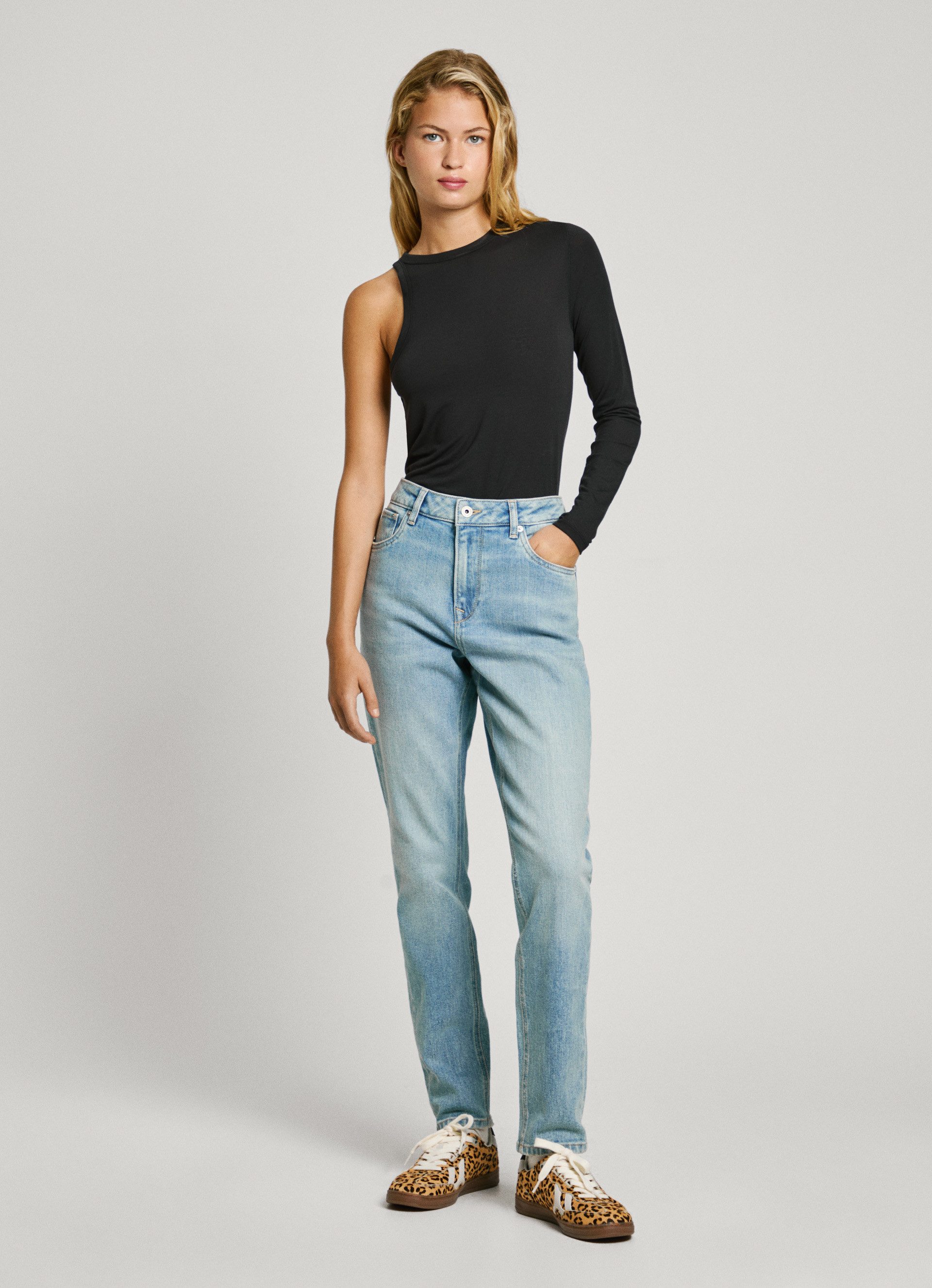 Pepe Jeans High-waist jeans TAPERED JEANS HW