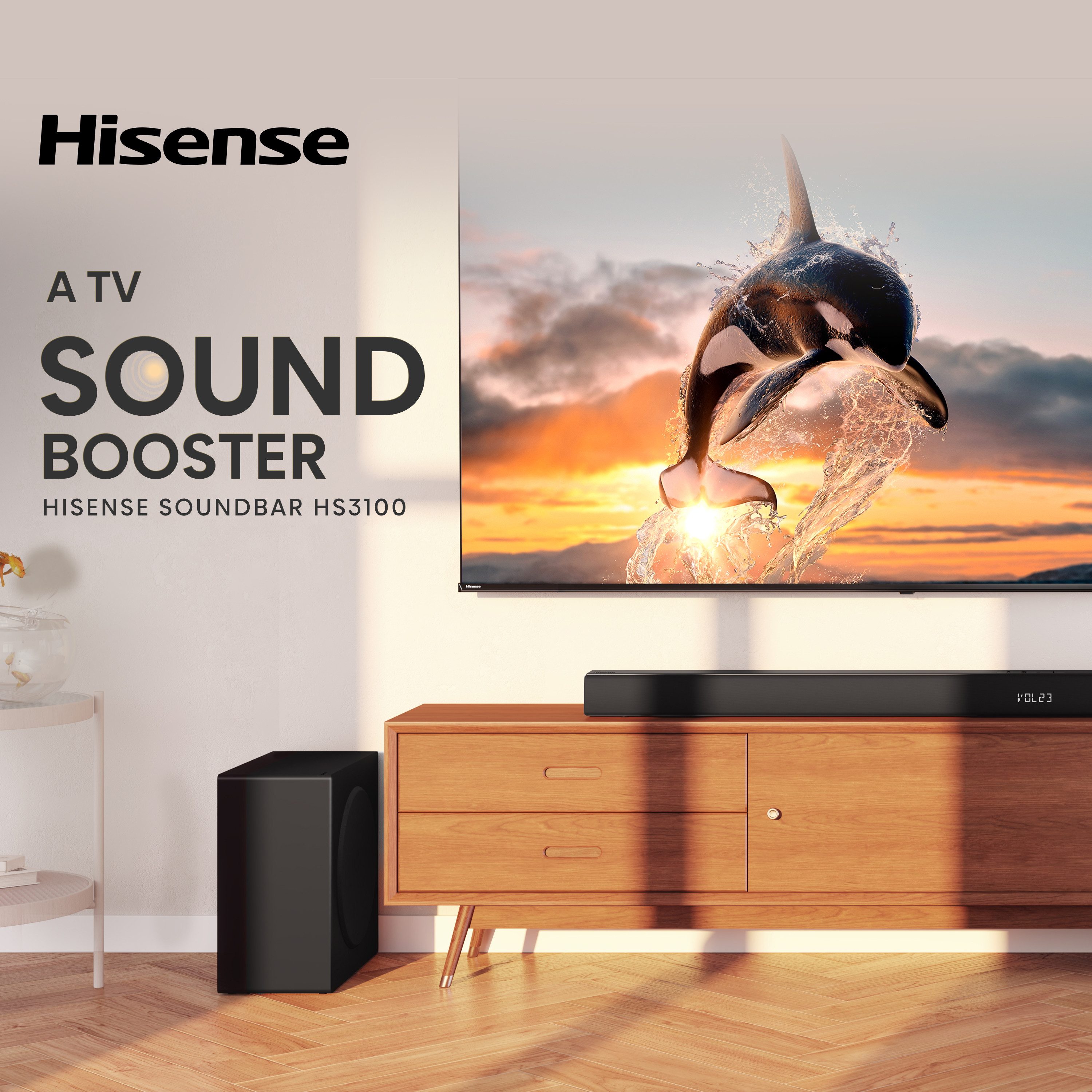 Hisense 3-in-1 geluidssysteem HS3100 (1 stuk)