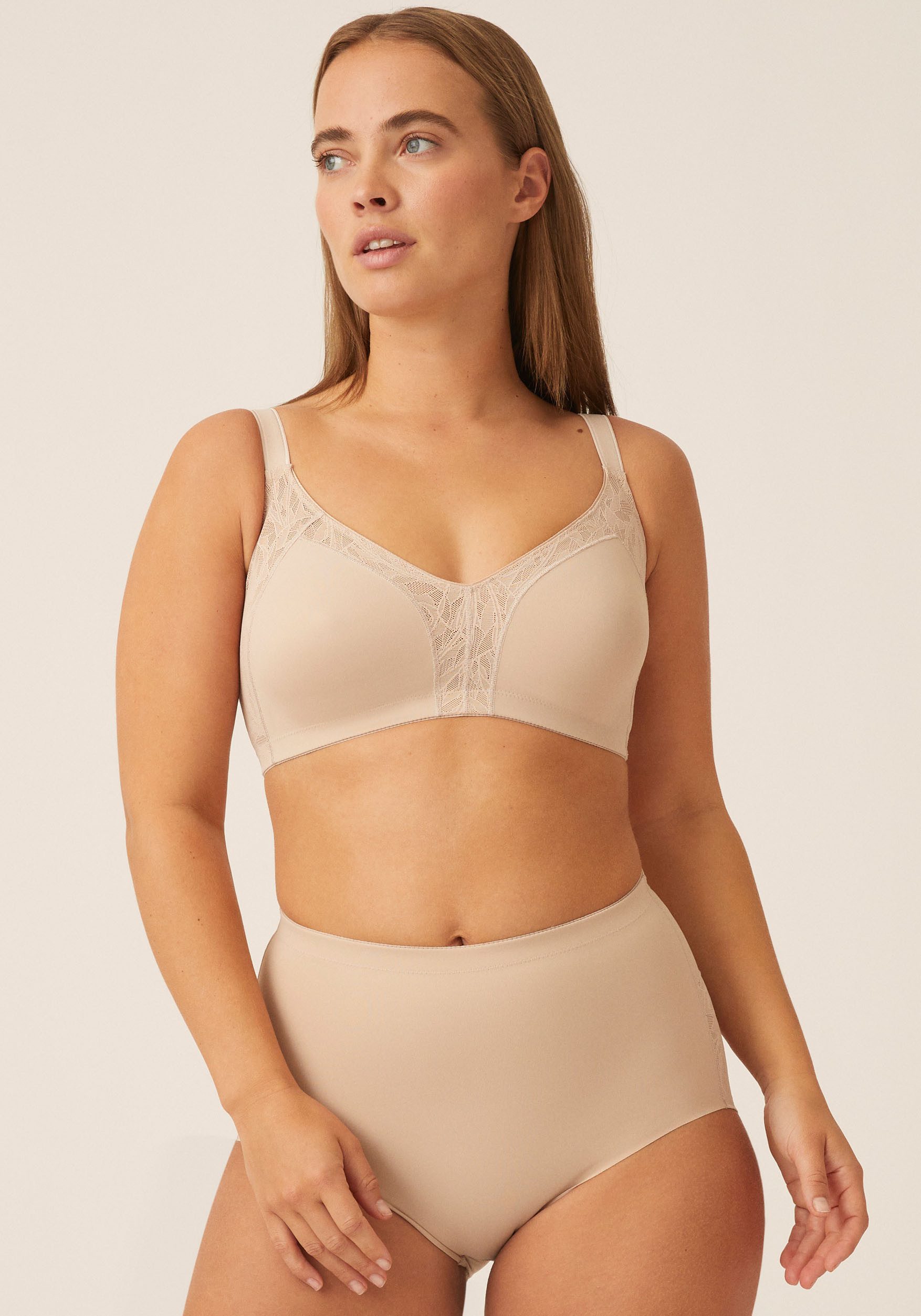 Naturana Minimizer-bh Solutions met side smoother-effect (1-delig) dames minimizer bh's maat 85 D beige