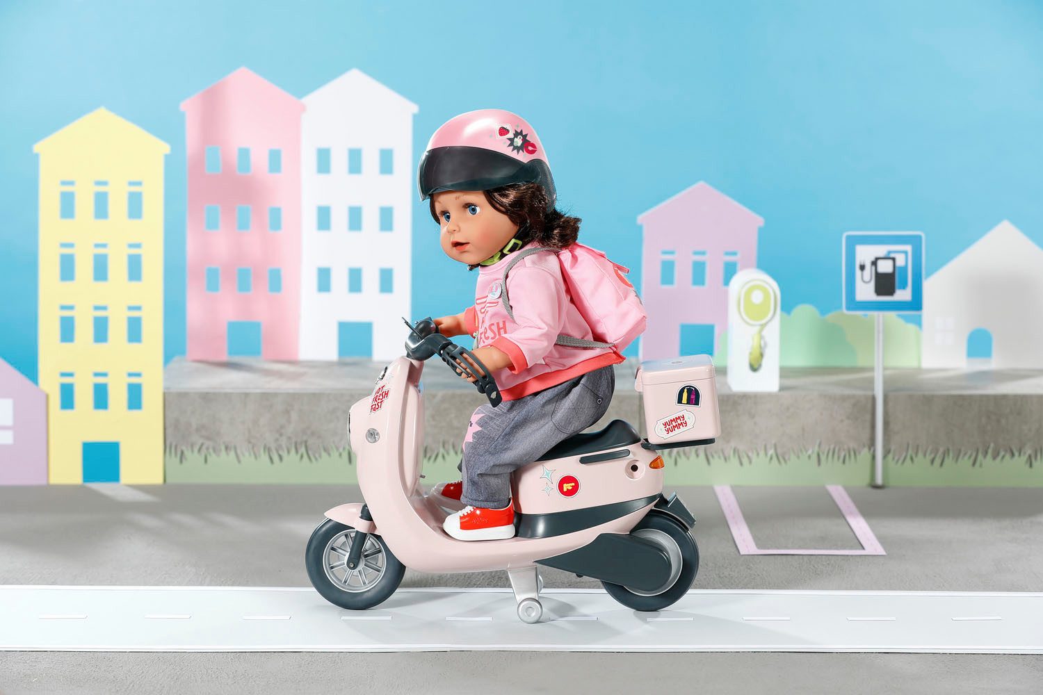 Baby Born Rc-motor E-scooter voor poppen