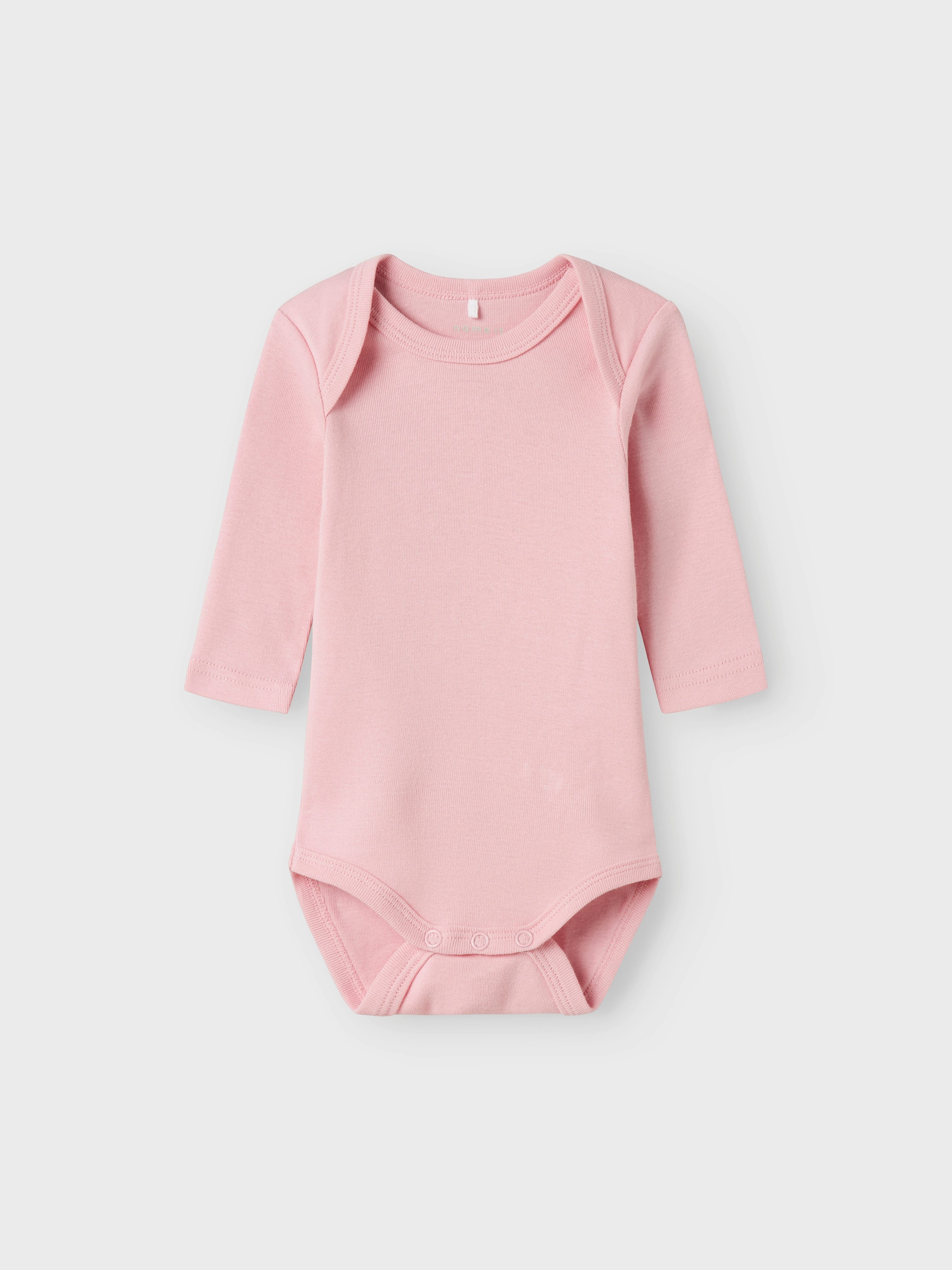 Name It Body met lange mouwen NBFBODY 3P LS BARELY PINK BOW NOOS (set 3-delig)