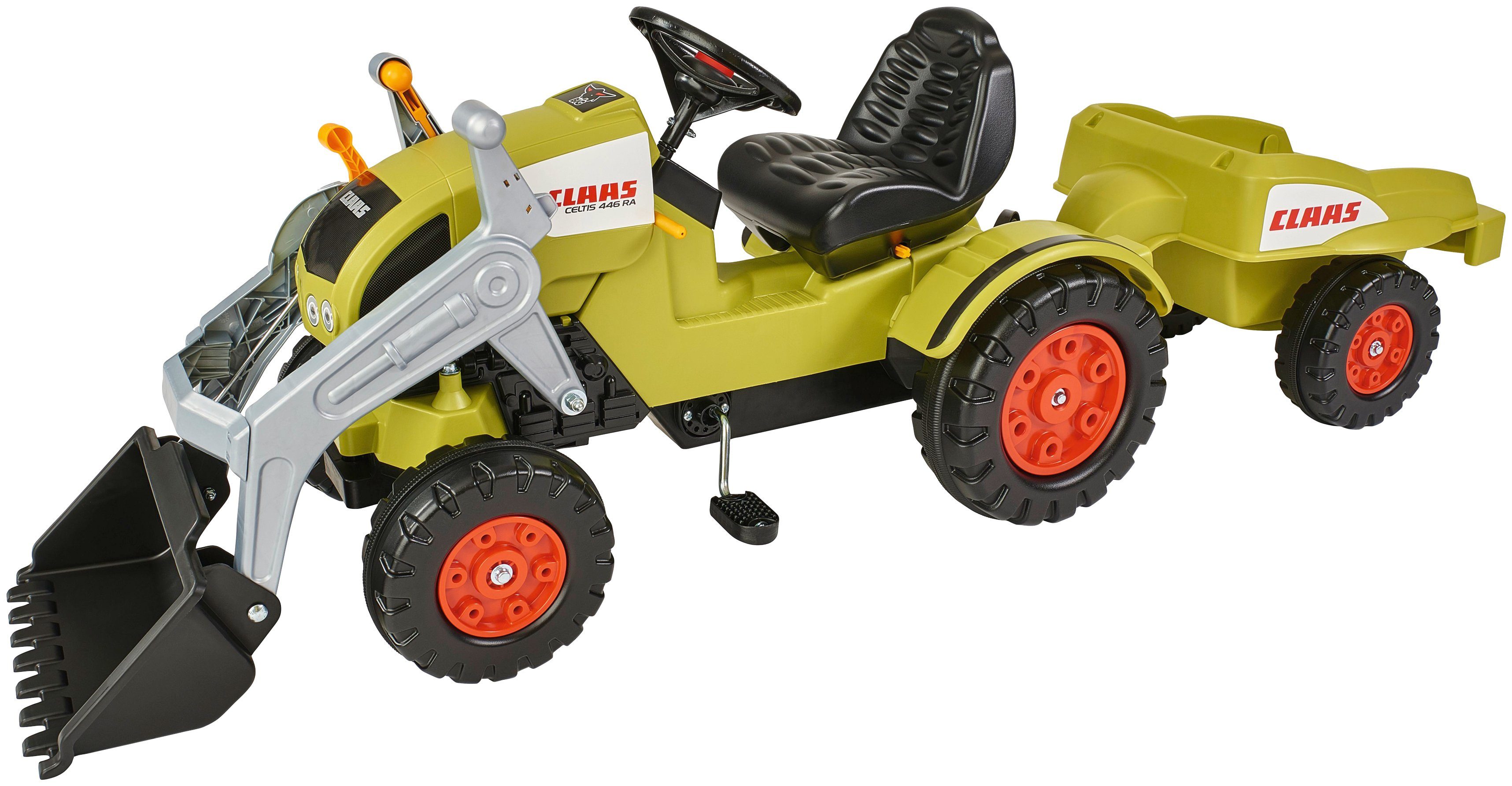 BIG Traptractor Claas Celtis Loader BxDxH: 46x169x54 cm, met aanhanger