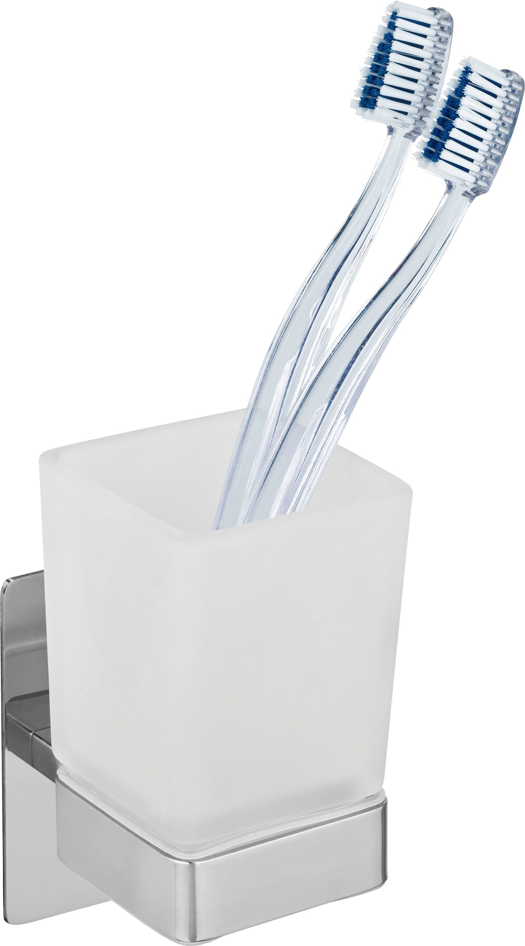 WENKO Poetsbeker Turbo-Loc® Genova shine, bevestigen zonder boren