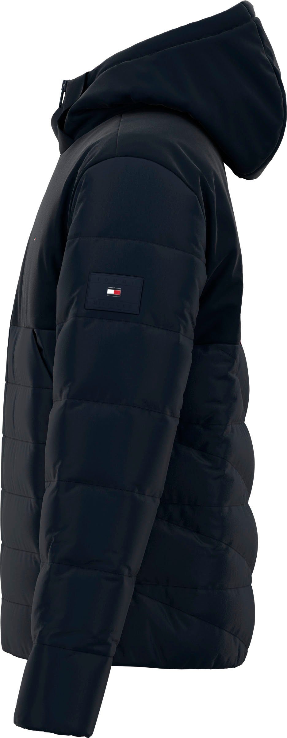Tommy Hilfiger Gewatteerde jas CL MIXED MEDIA HOODED JACKET