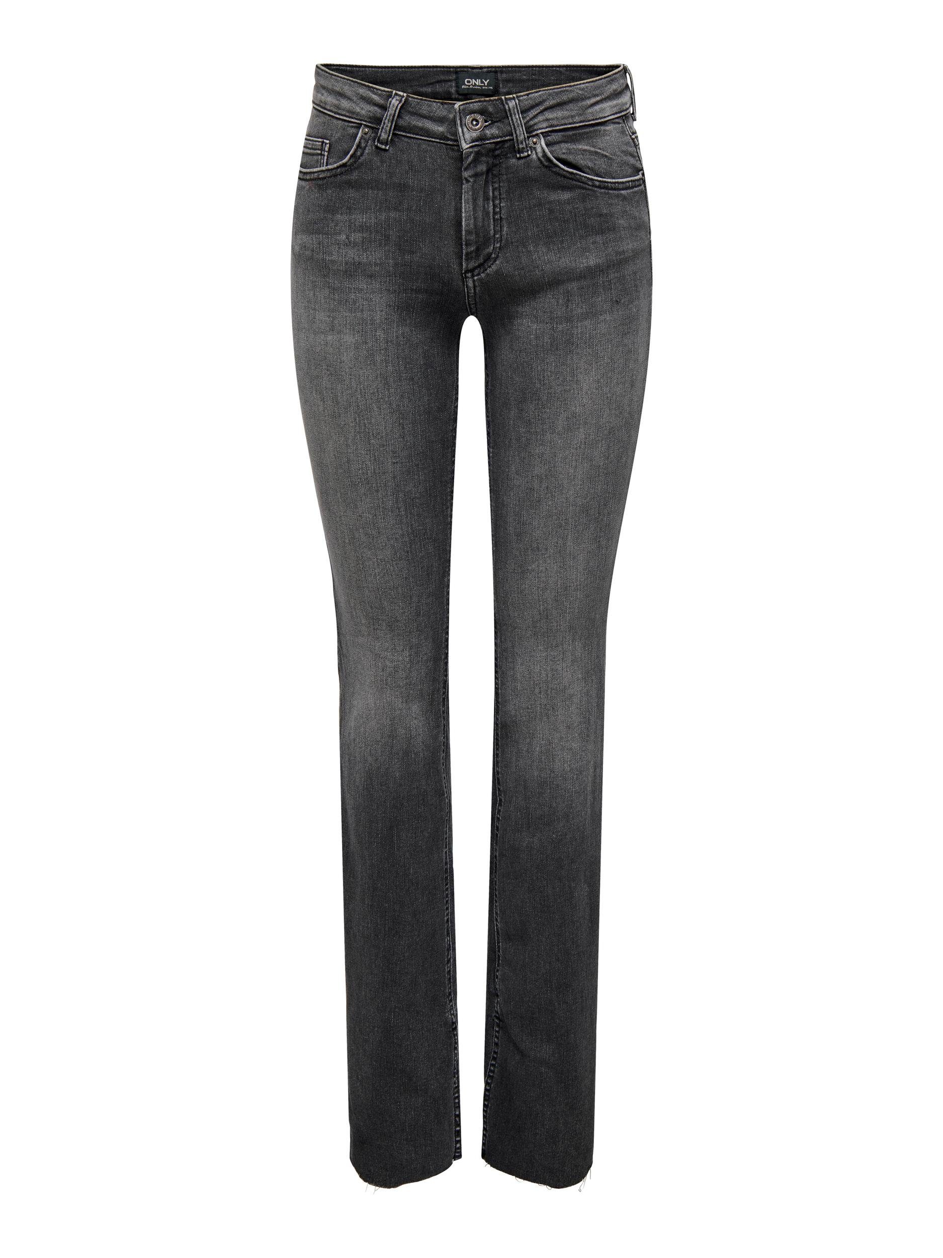 Only Bootcut jeans ONLBLUSH HW SLIT FLR RAW DNM
