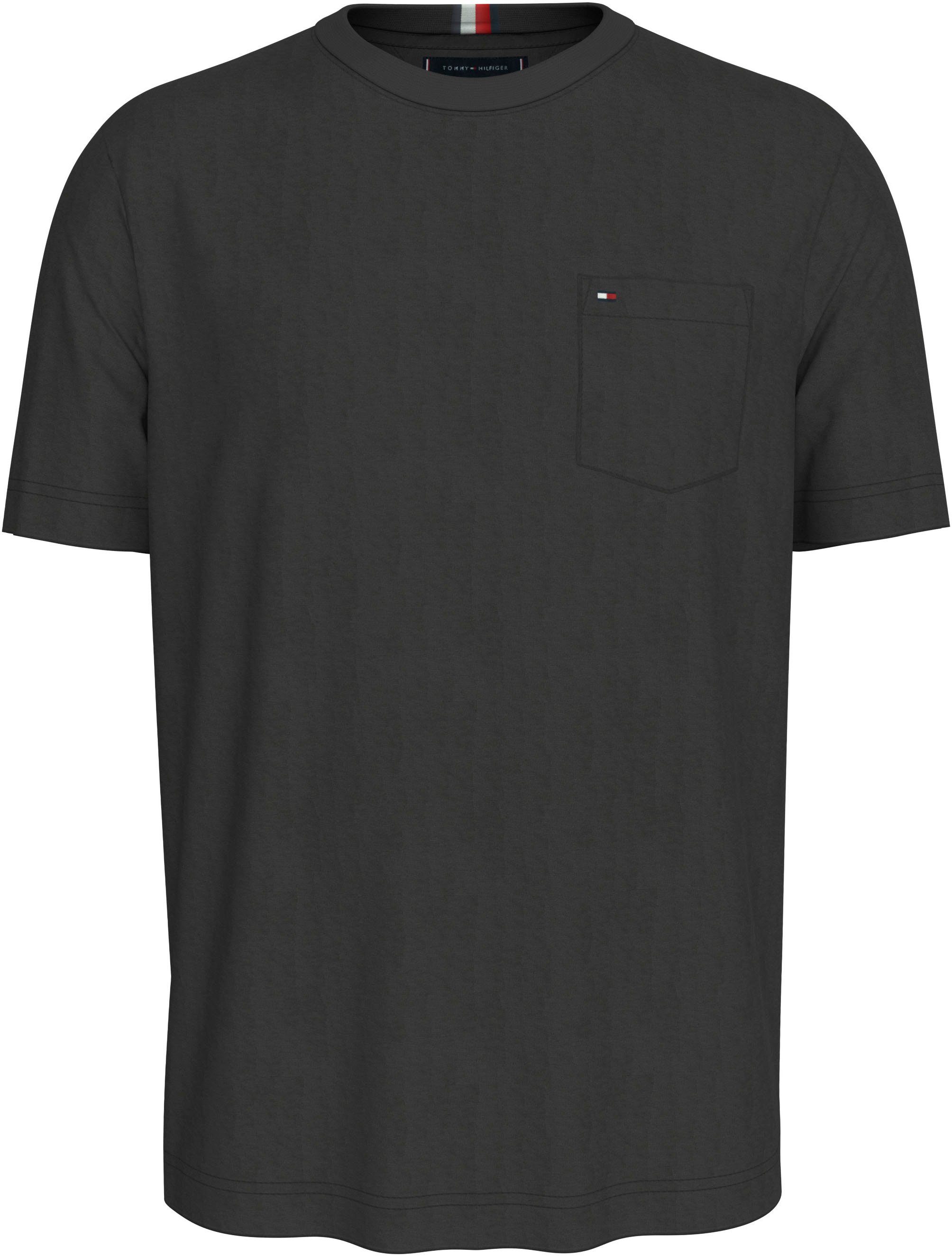 Tommy Hilfiger T-shirt BT-POCKET TEE-B Grote maten met borstzak
