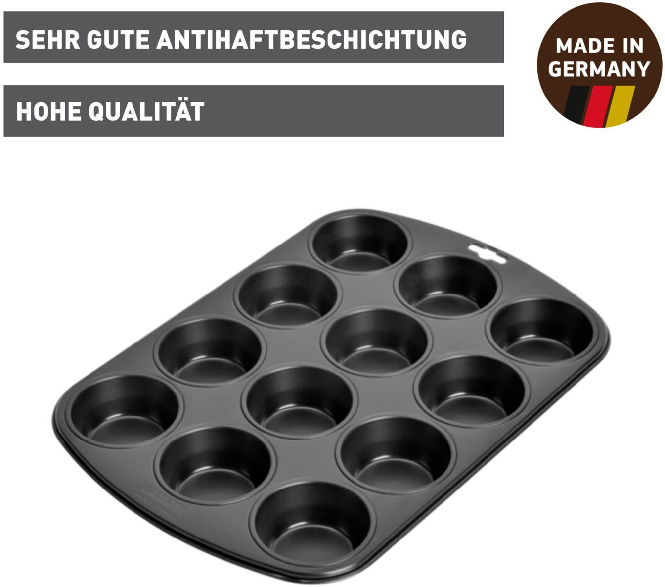 Kaiser Backformen Muffinvorm Inspiration voor 12 muffins of cupcakes, made in germany (1 stuk)