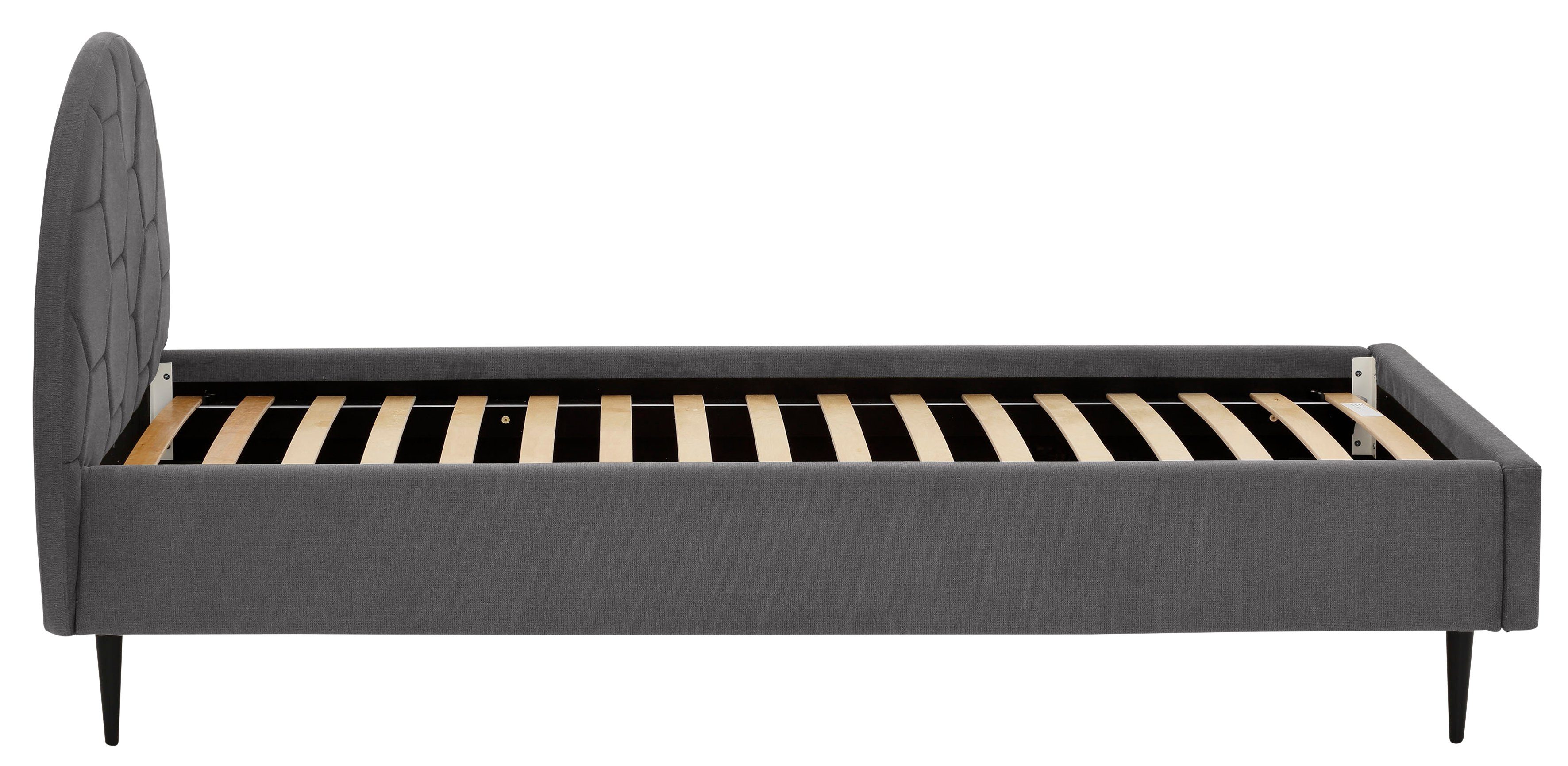 Lüttenhütt Gestoffeerd bed Gebko prettig bekleed hoofdbord met decoratief honingraatmotief