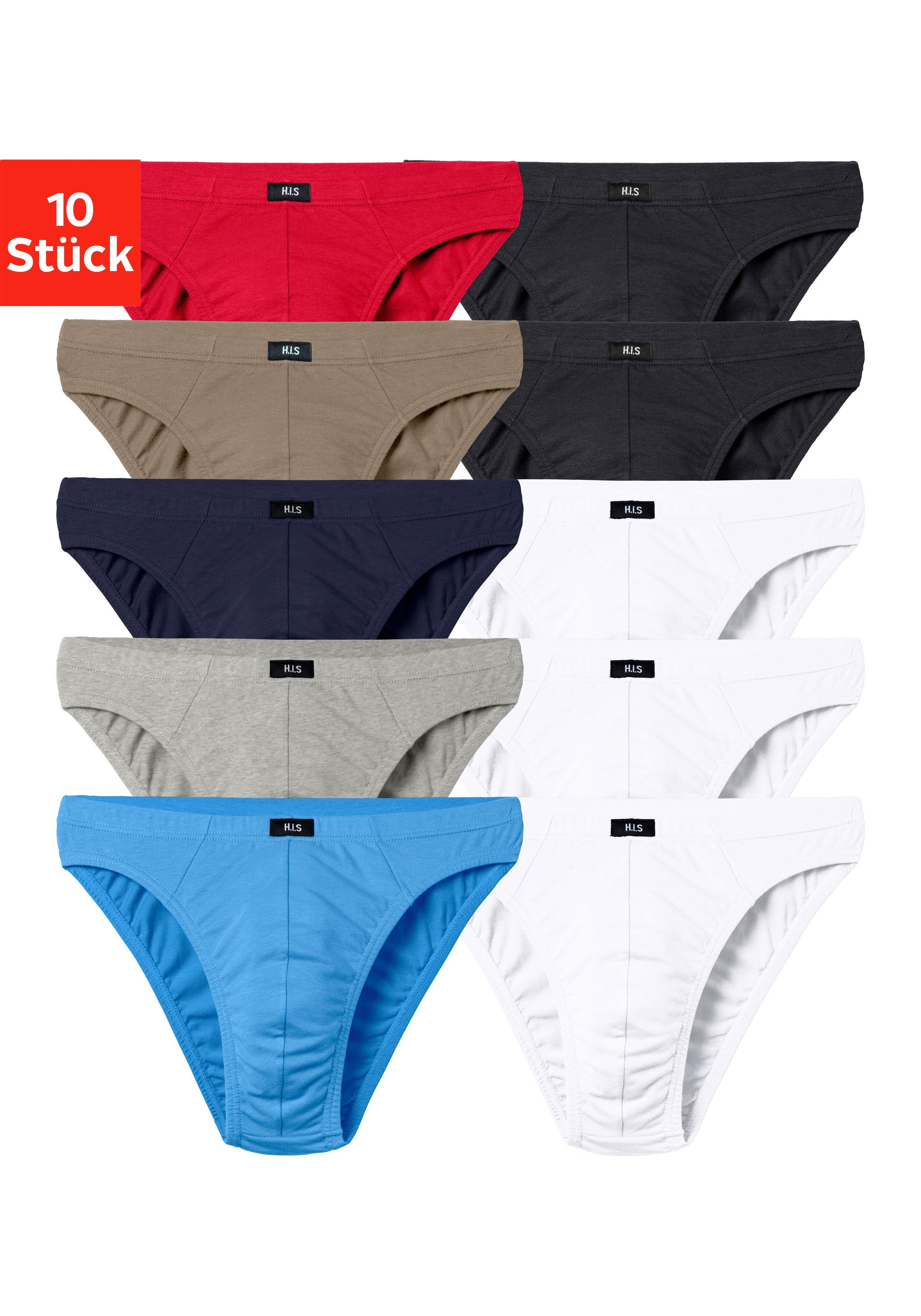 H.I.S Slip Heren minislip (set, 10 stuks)