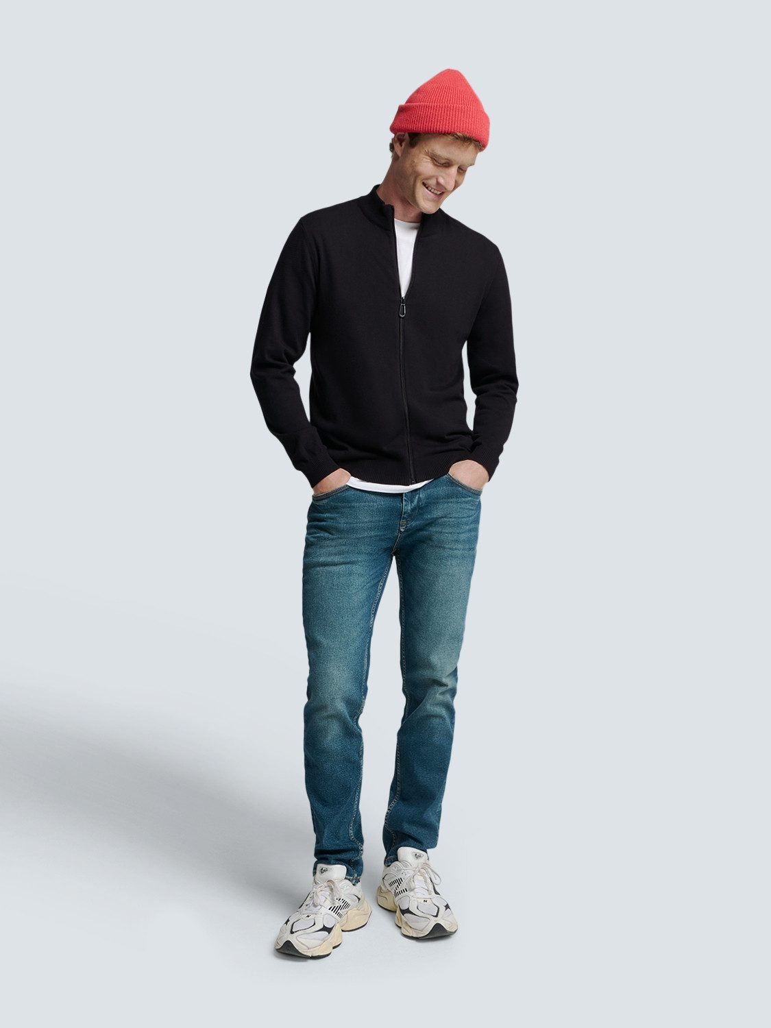 NO EXCESS Cardigan in unikleur